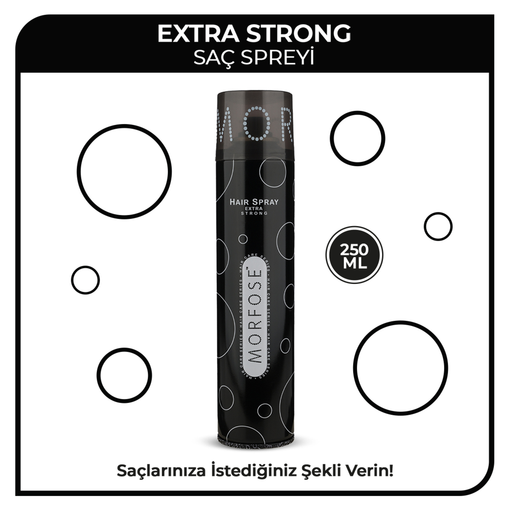 Morfose Extra Strong Saç Spreyi 250 ml - Görsel 2