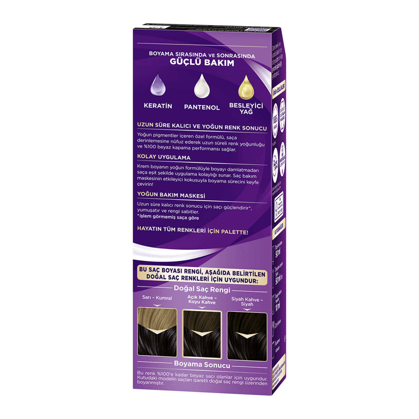 Palette Icc 1-0 Siyah Saç Boyası 110 Ml - Görsel 2