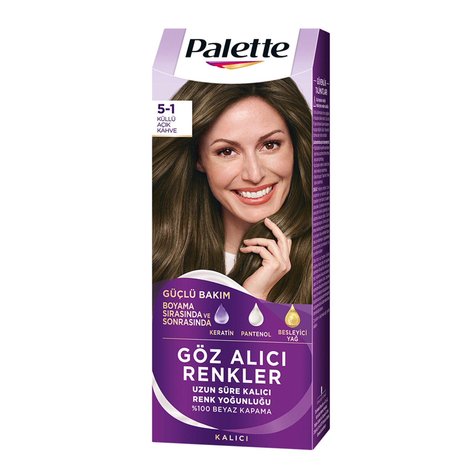 Palette Icc 5-1 Küllü Açık Kahve Saç Boyası 110 Ml - Görsel 1
