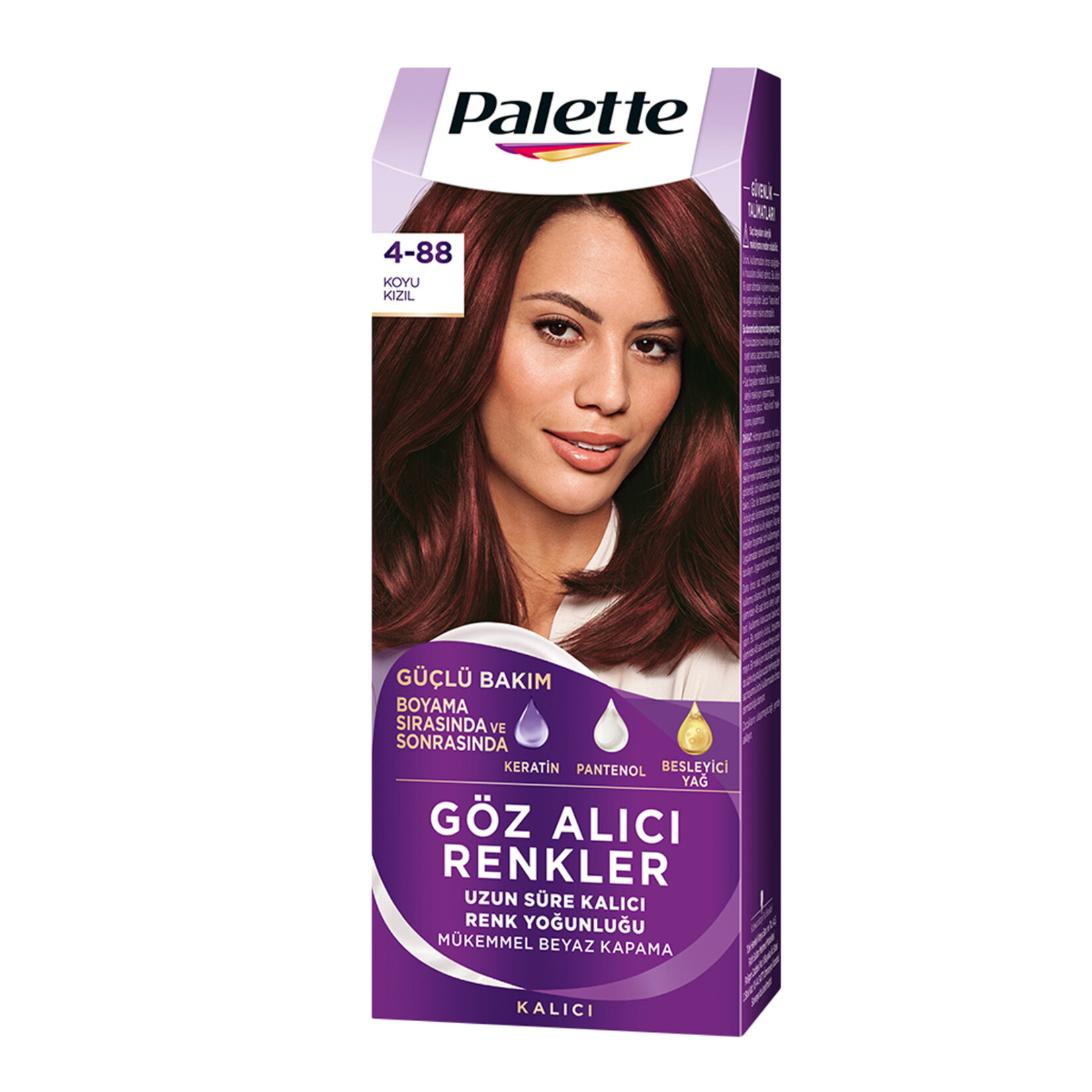 Palette Icc 4-88 Koyu Kızıl Saç Boyası 110 Ml - Görsel 1