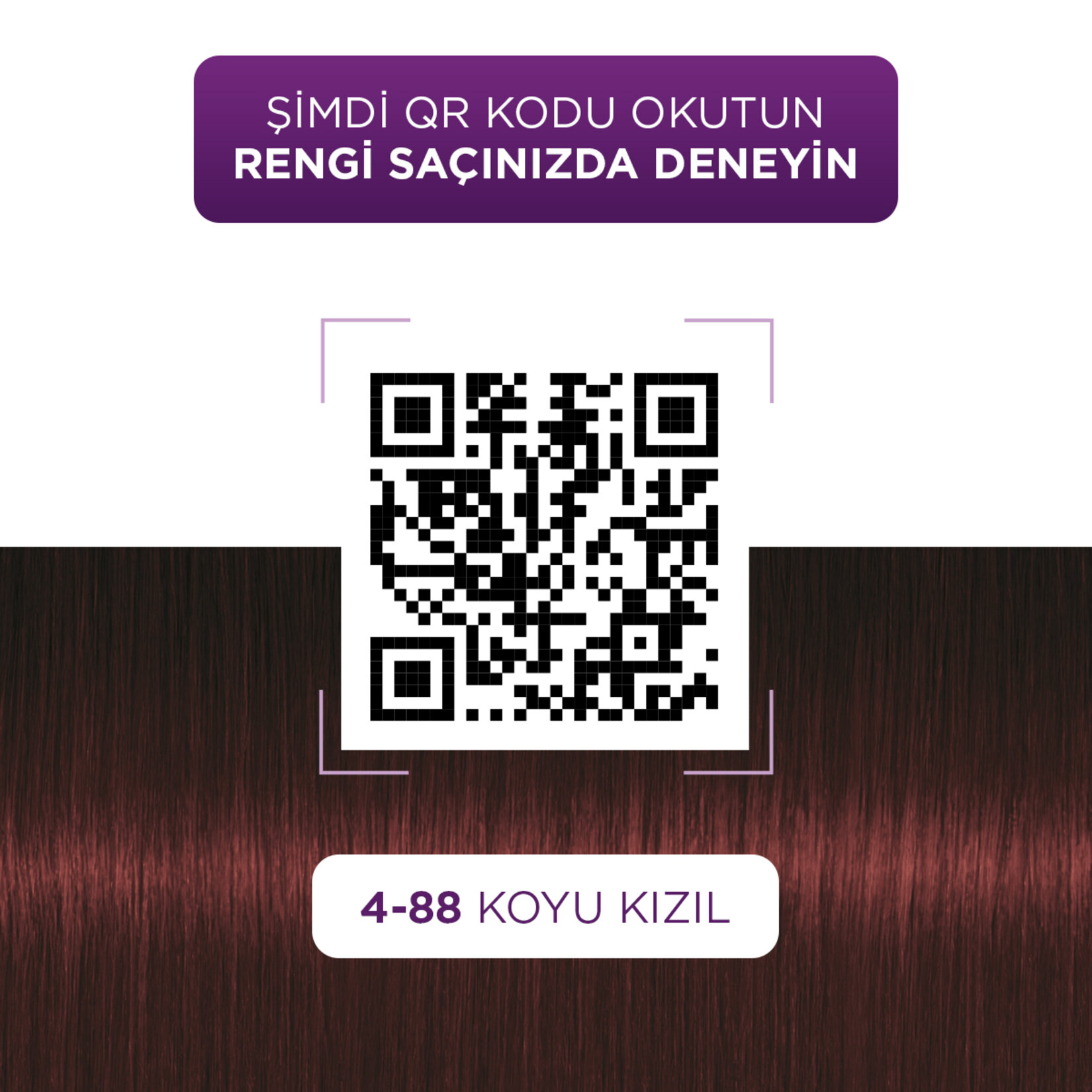 Palette Icc 4-88 Koyu Kızıl Saç Boyası 110 Ml - Görsel 3