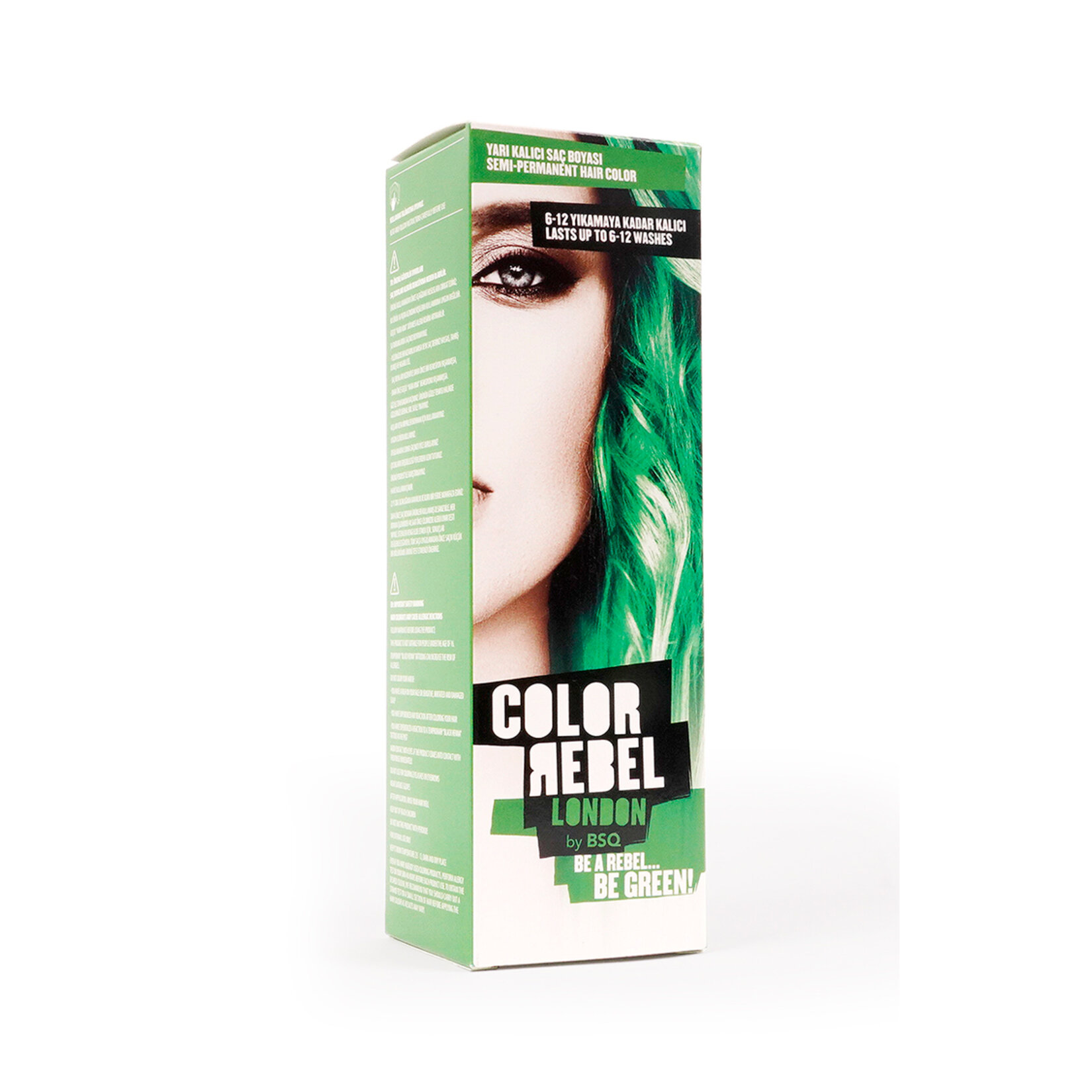 Color Rebel Yeşil Geçici Saç Boyası 100Ml