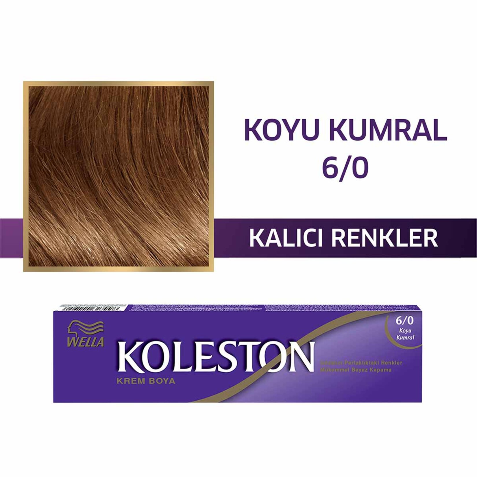 Wella Koleston Single Tüp Boya 6/0 Koyu Kumral - Görsel 2