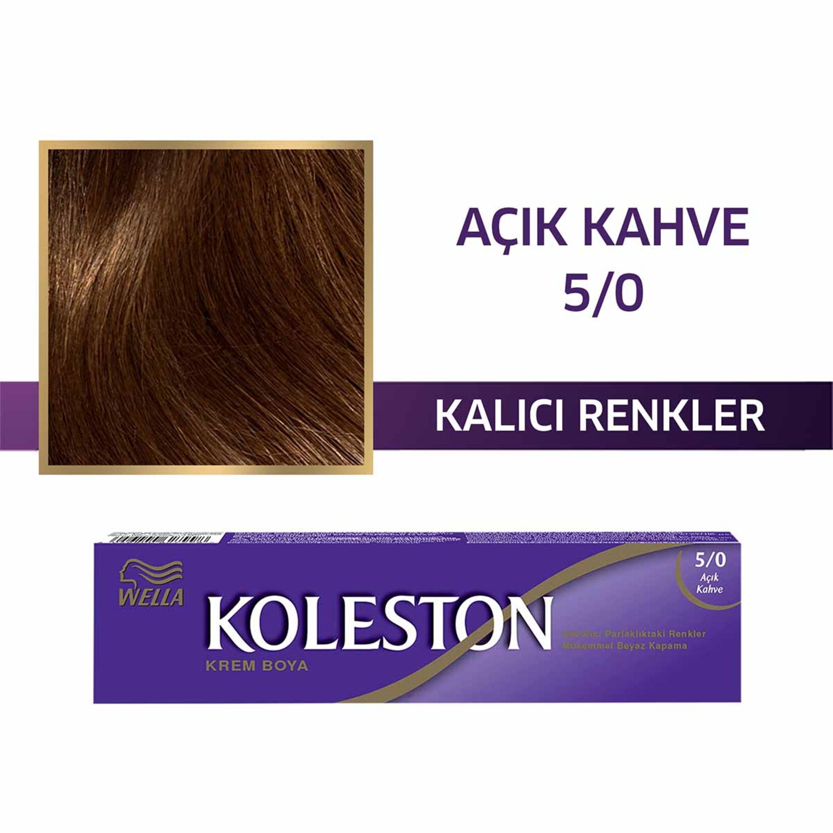 Wella Koleston Single Tüp Boya 5/0 Açık Kahve - Görsel 2