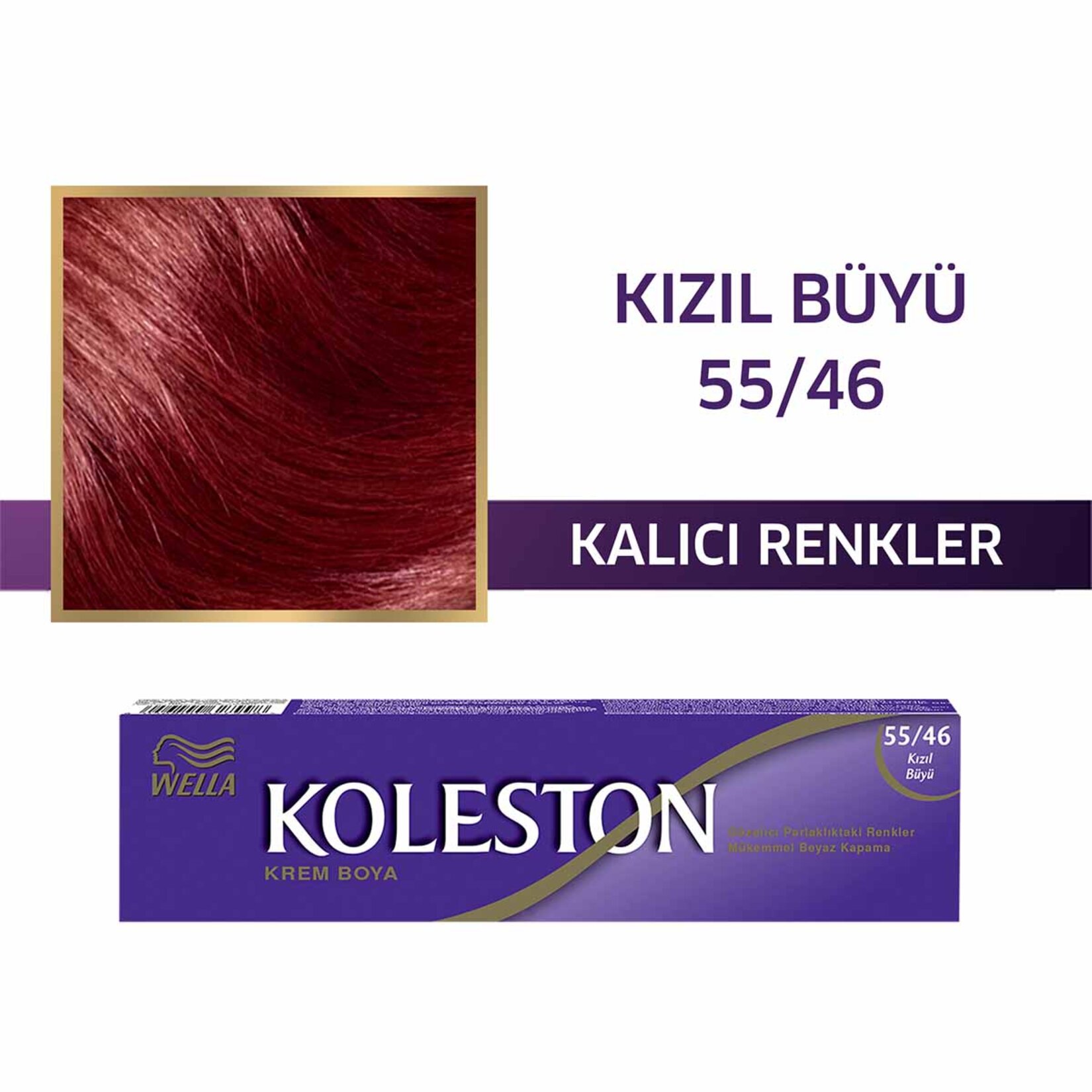 Wella Koleston Single Tüp Boya 55/46 Kızıl Büyü - Görsel 2