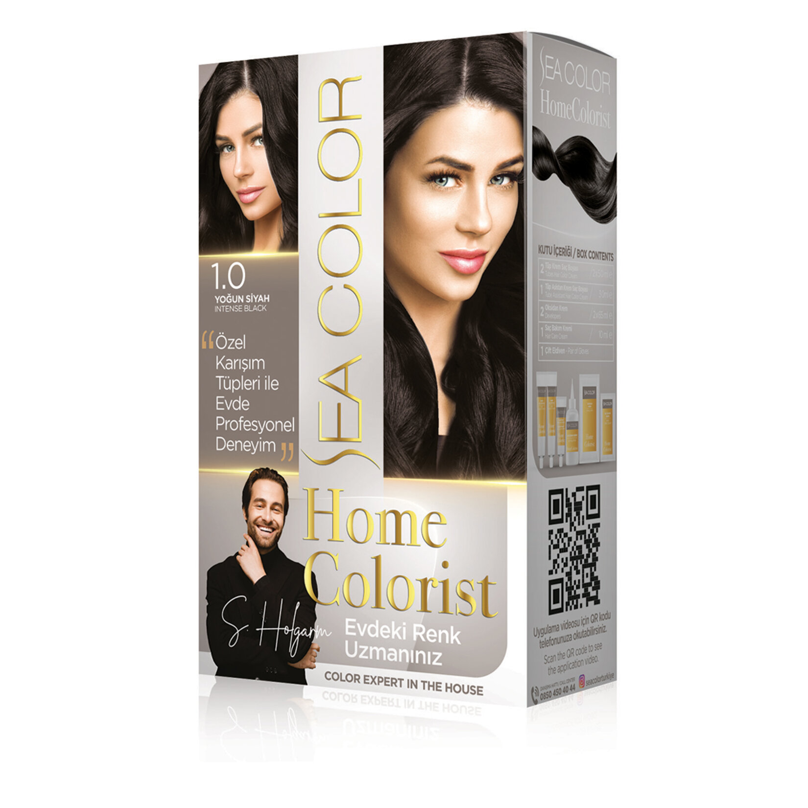 Sea Color Home Colorist Yoğun Siyah 1.0 270 Ml