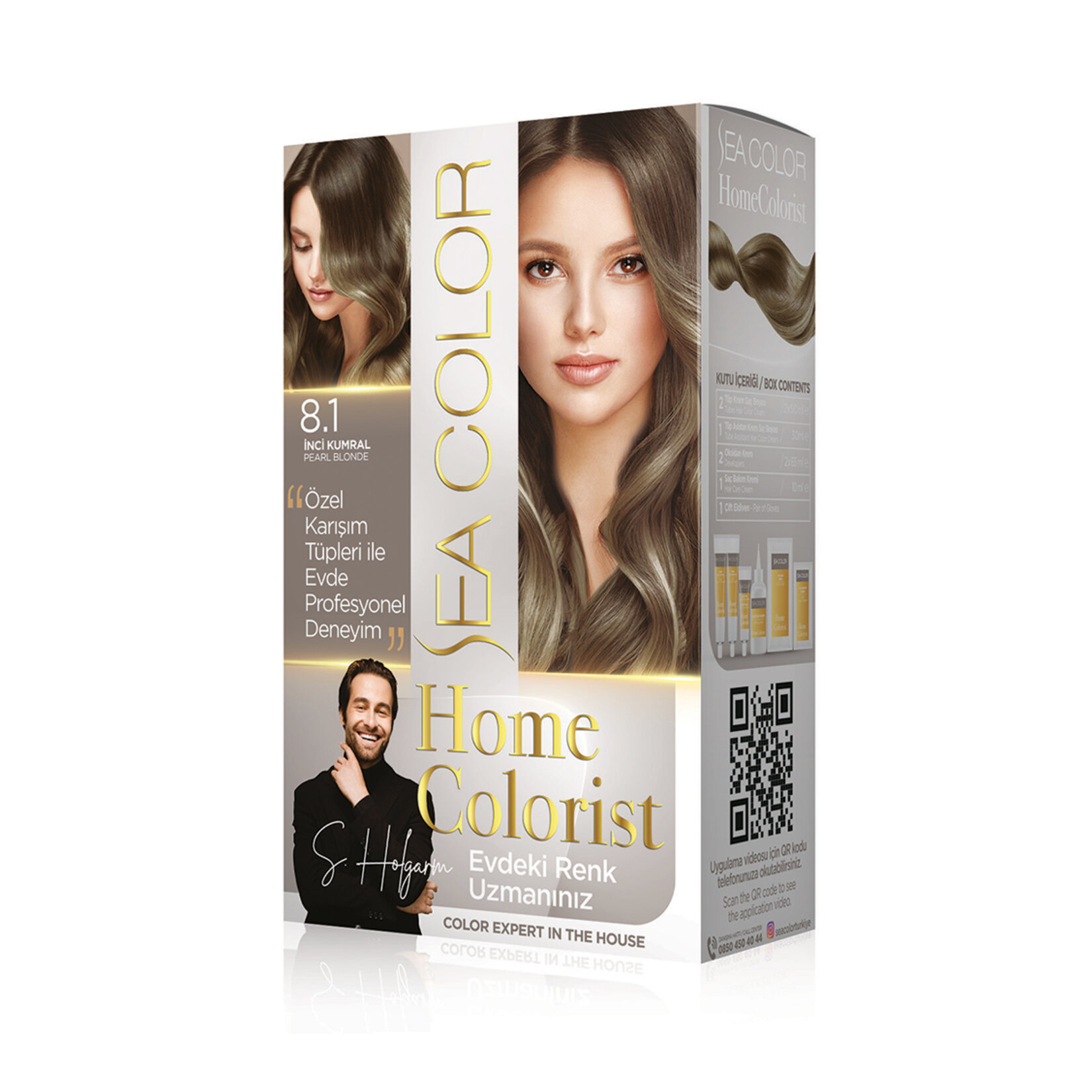 Sea Color Home Colorist Set Boya İnci Kumralı 8.1 270 Ml