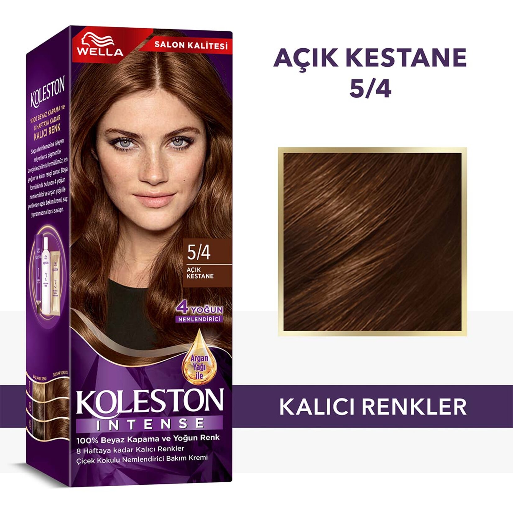 Koleston Naturals Intense 5/4 Açık Kestane - Görsel 2