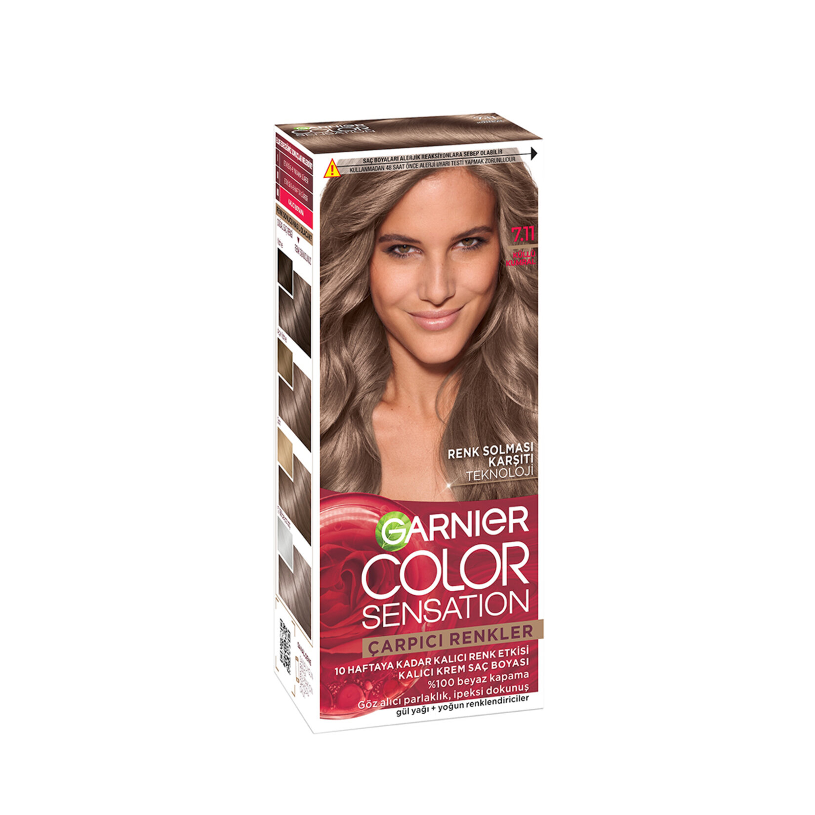 Garnier Çarpıcı Renkler 7.11 Küllü Kumral