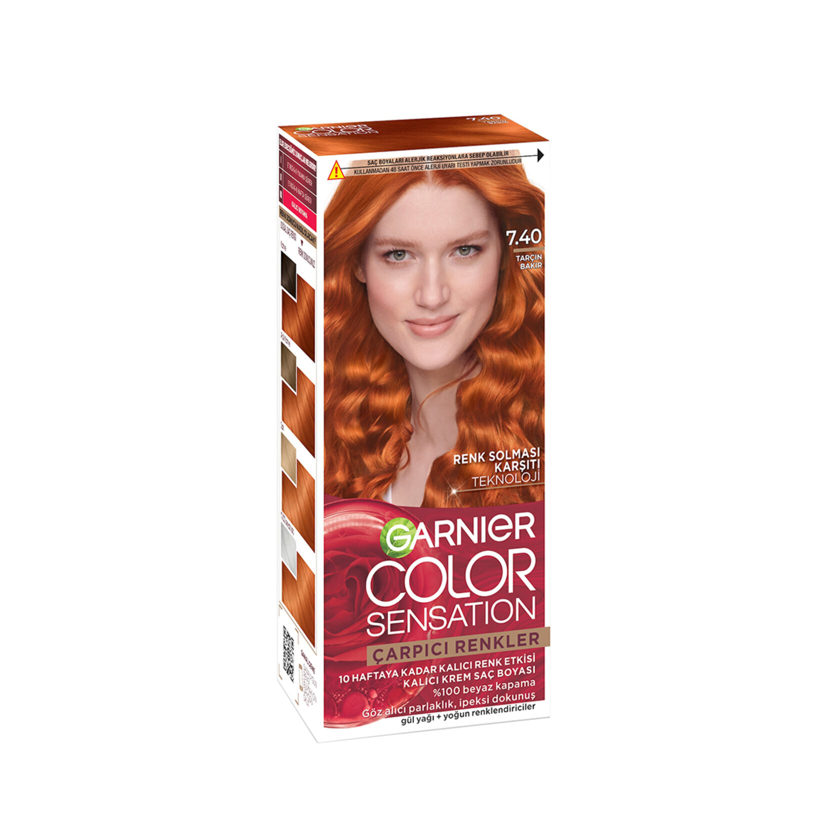 Garnier Çarpıcı Renkler 7.40 Tarçın Bakır 112 Ml