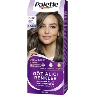 Palette ICC 6-12 Küllü Soğuk Koyu Kumral Saç Boyası 110 Ml