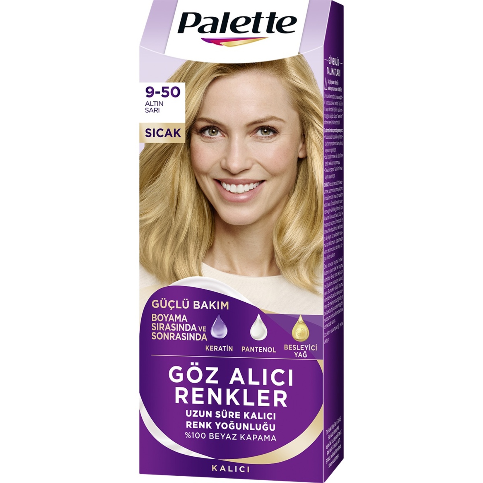 Palette ICC 9-50 Altın Sarı Saç Boyası 110 Ml