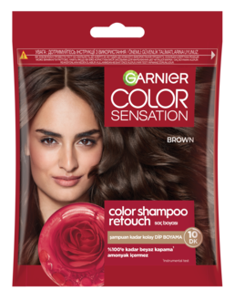 Garnier Color Shampoo Retouch Şampuan Kolaylığında Dip Boyası, Kahve 4.0 40 Ml