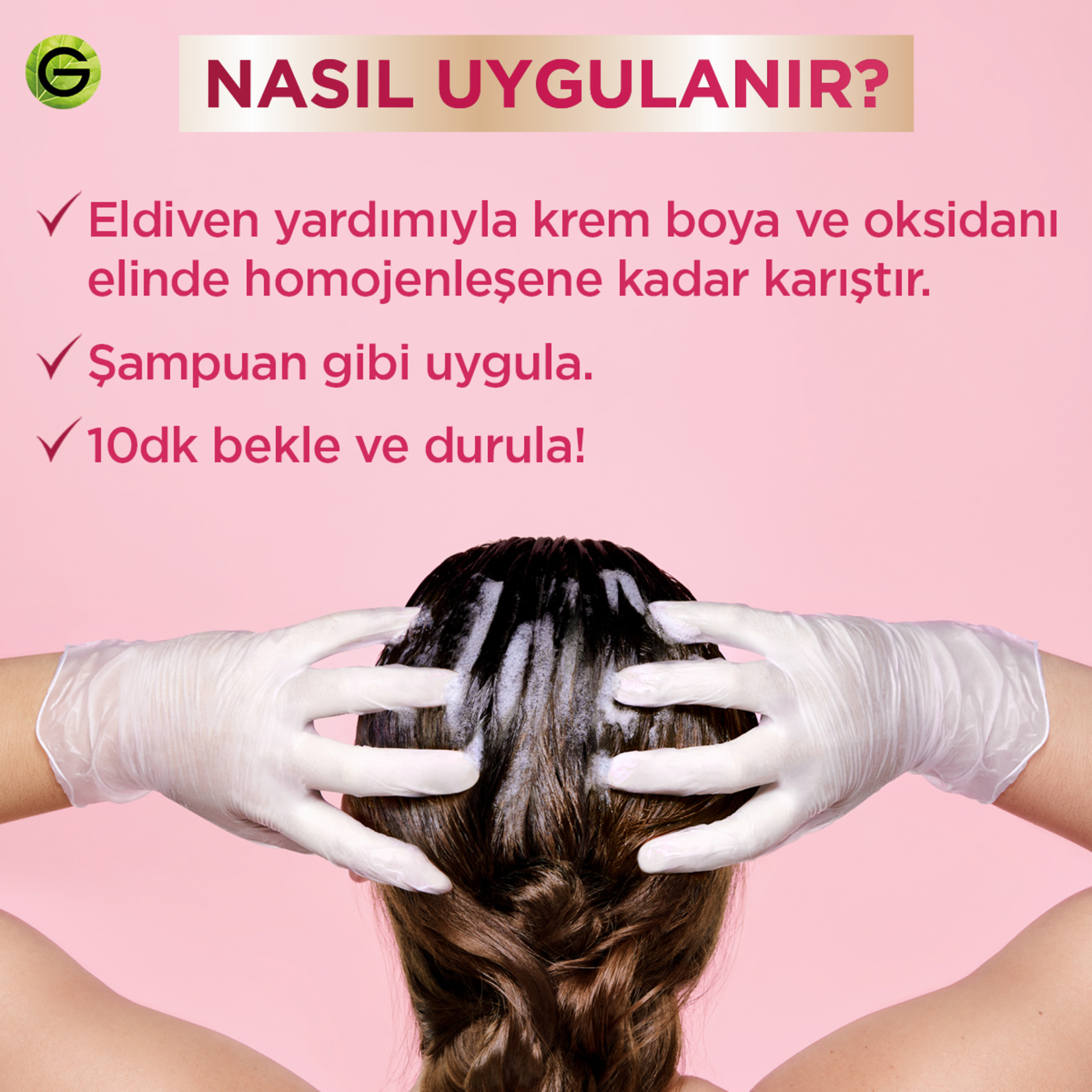 Garnier Color Shampoo Retouch Şampuan Kolaylığında Dip Boyası, Koyu Sarı 6.0 40 Ml - Görsel 2