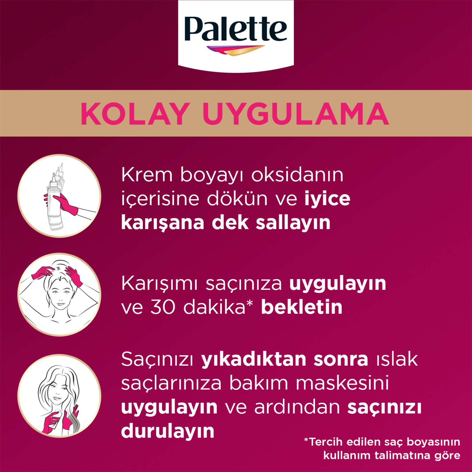 Palette Deluxe 1-0 Siyah Saç Boyası 115 Ml - Görsel 6