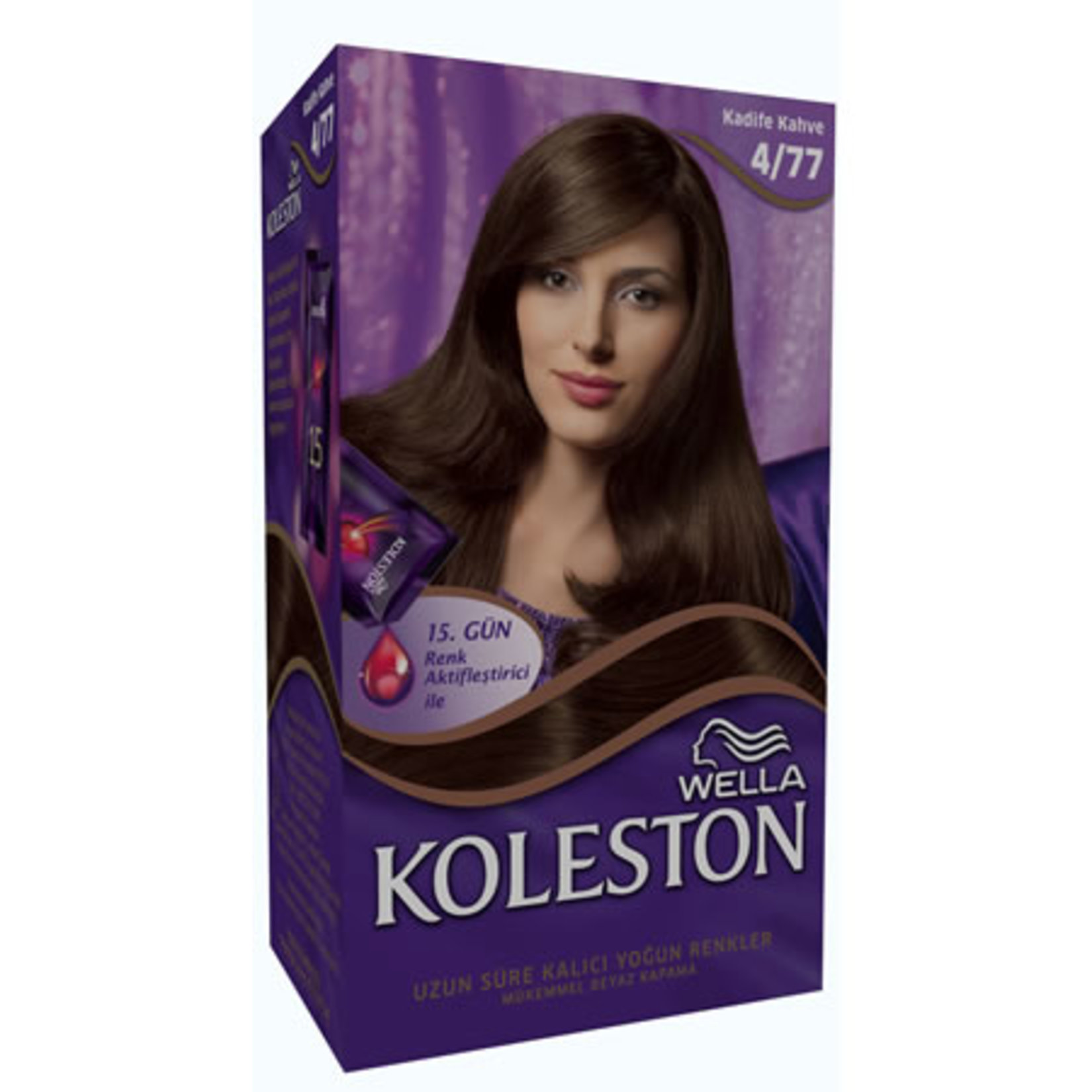 Koleston Set Saç Boyası 4/77 Kadife Kahve