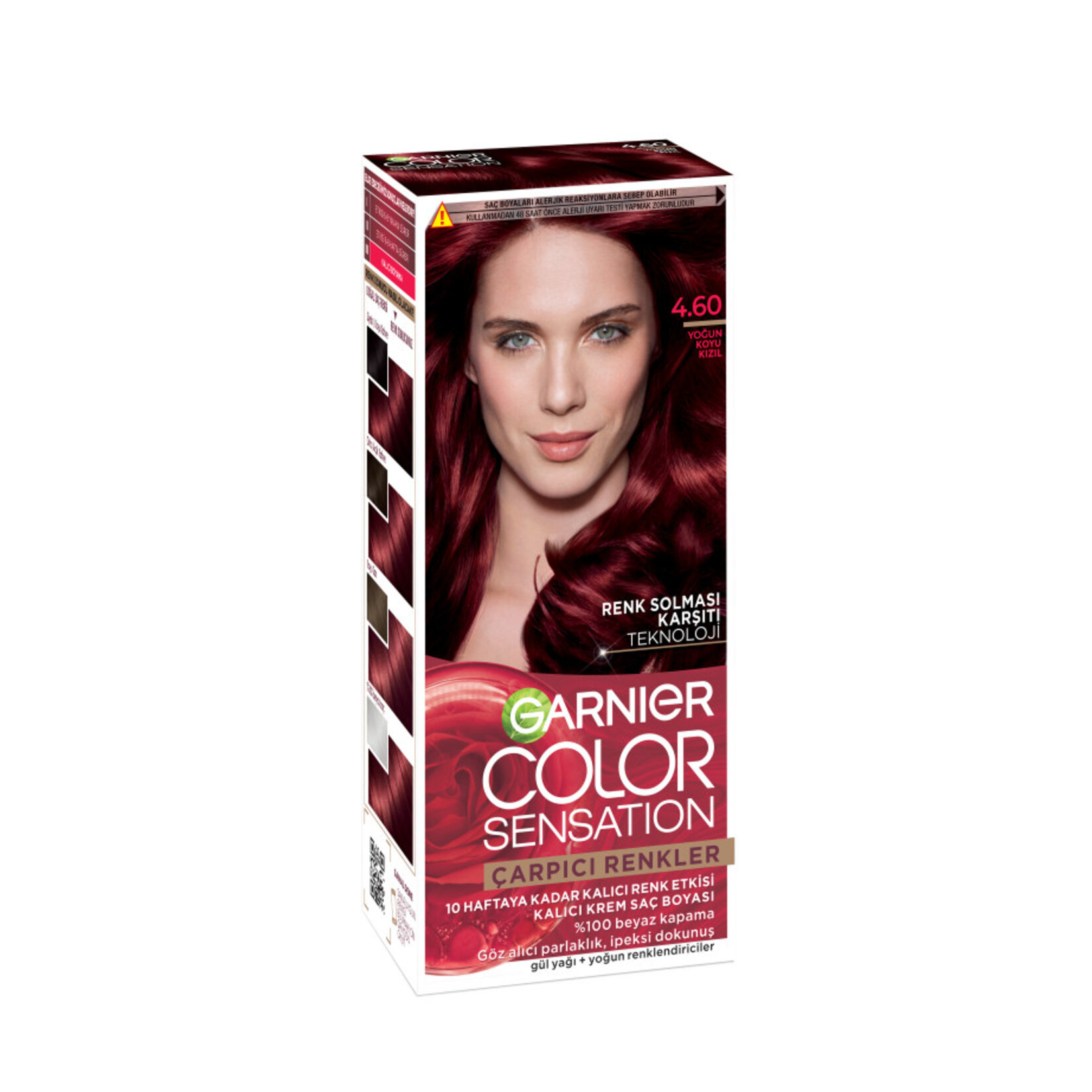 Garnier Çarpıcı Renk Saç Boyası 4.60 Yoğun Koyu Kızıl 110 Ml - Görsel 1