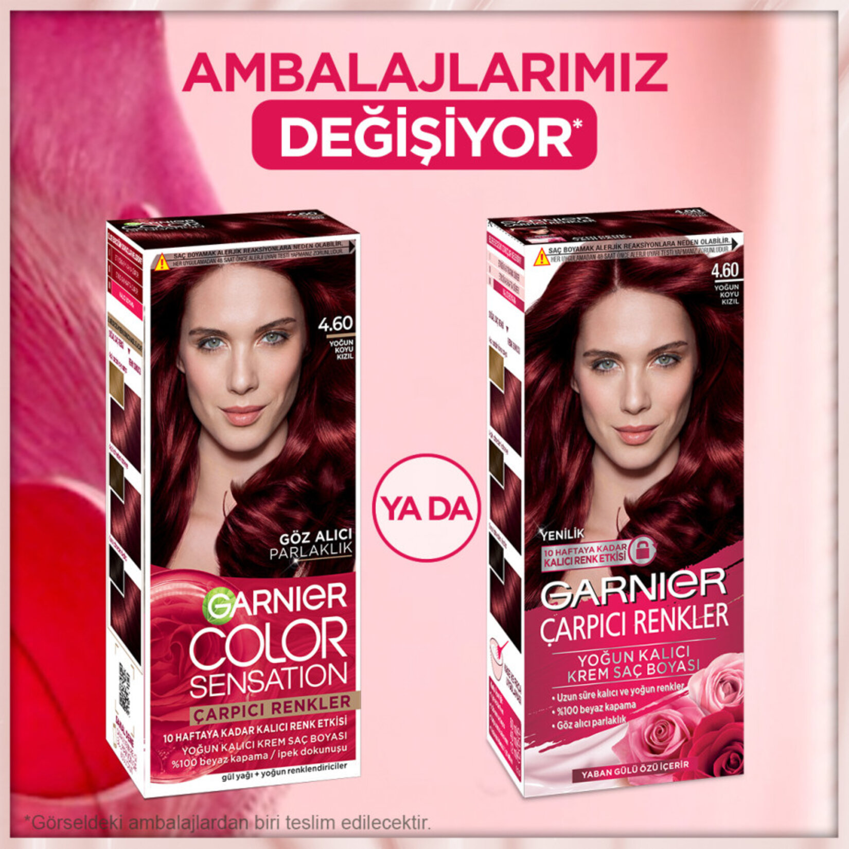 Garnier Çarpıcı Renk Saç Boyası 4.60 Yoğun Koyu Kızıl 110 Ml - Görsel 10