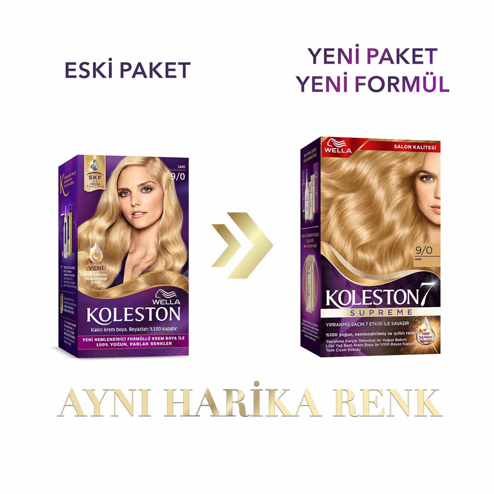 Koleston Supreme Saç Boyası 9/0 Sarı 135 Ml - Görsel 3