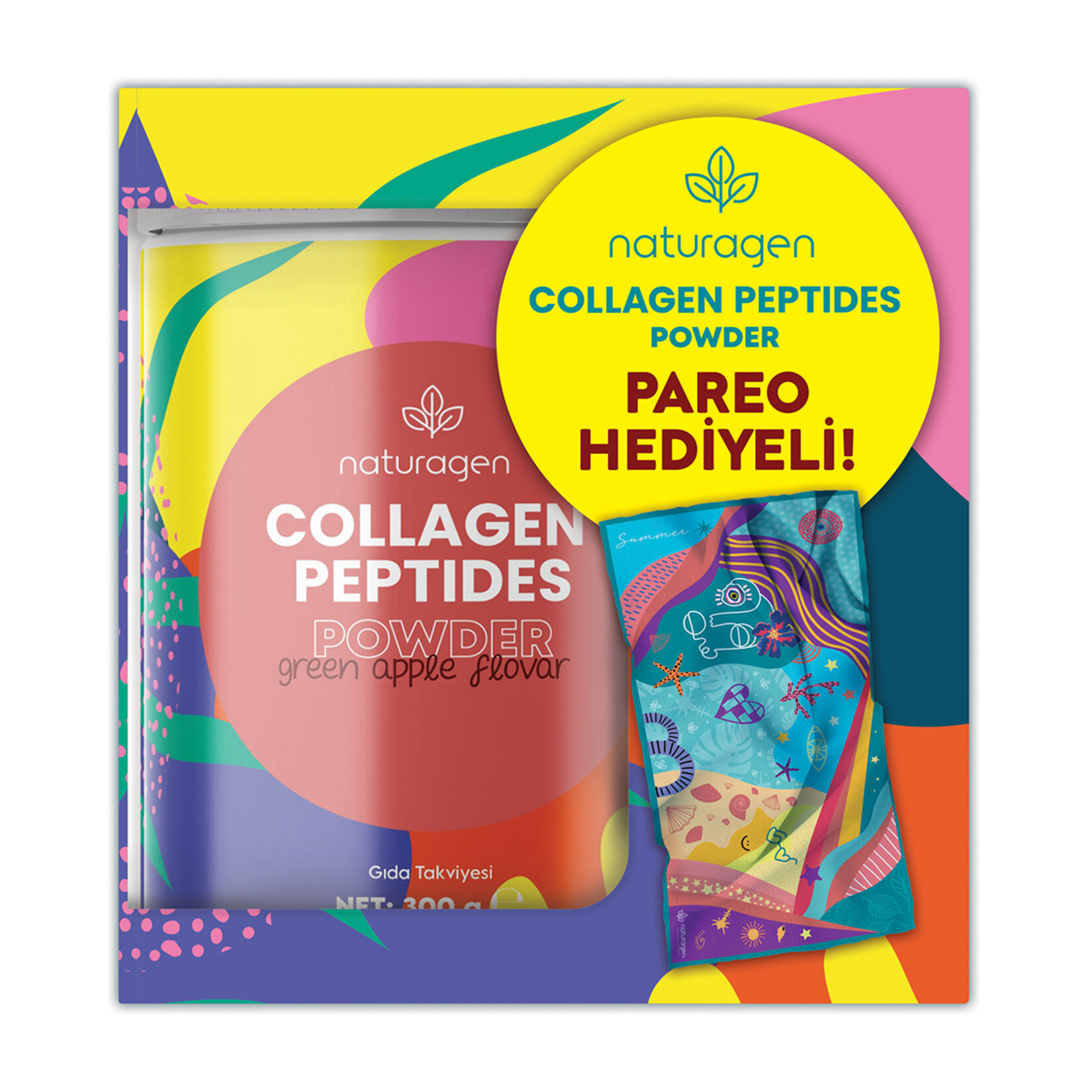 Naturagen Collagen Peptides Powder 300 G Pareo Hedy