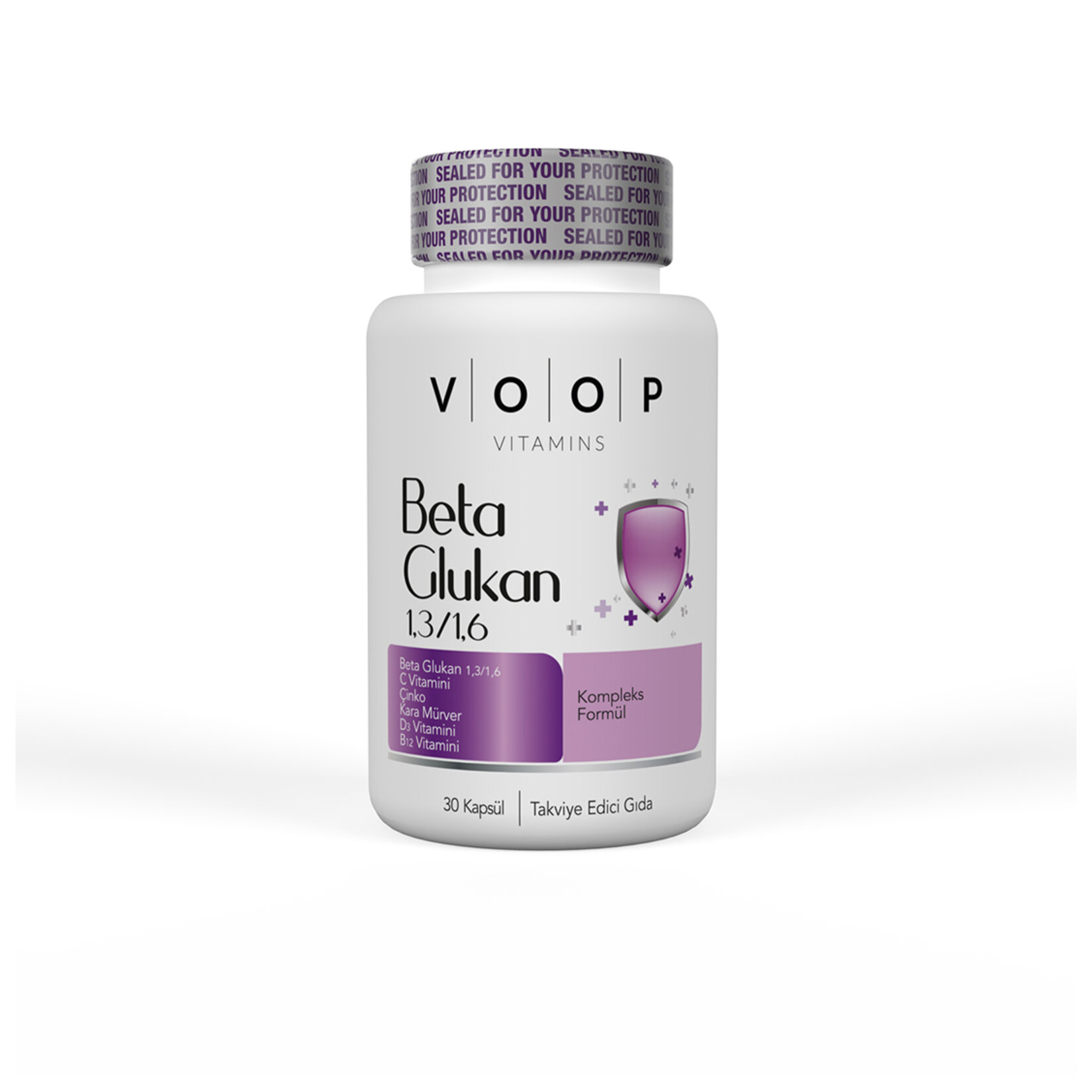 Voop Beta Glukan 30 Kapsül - Görsel 1