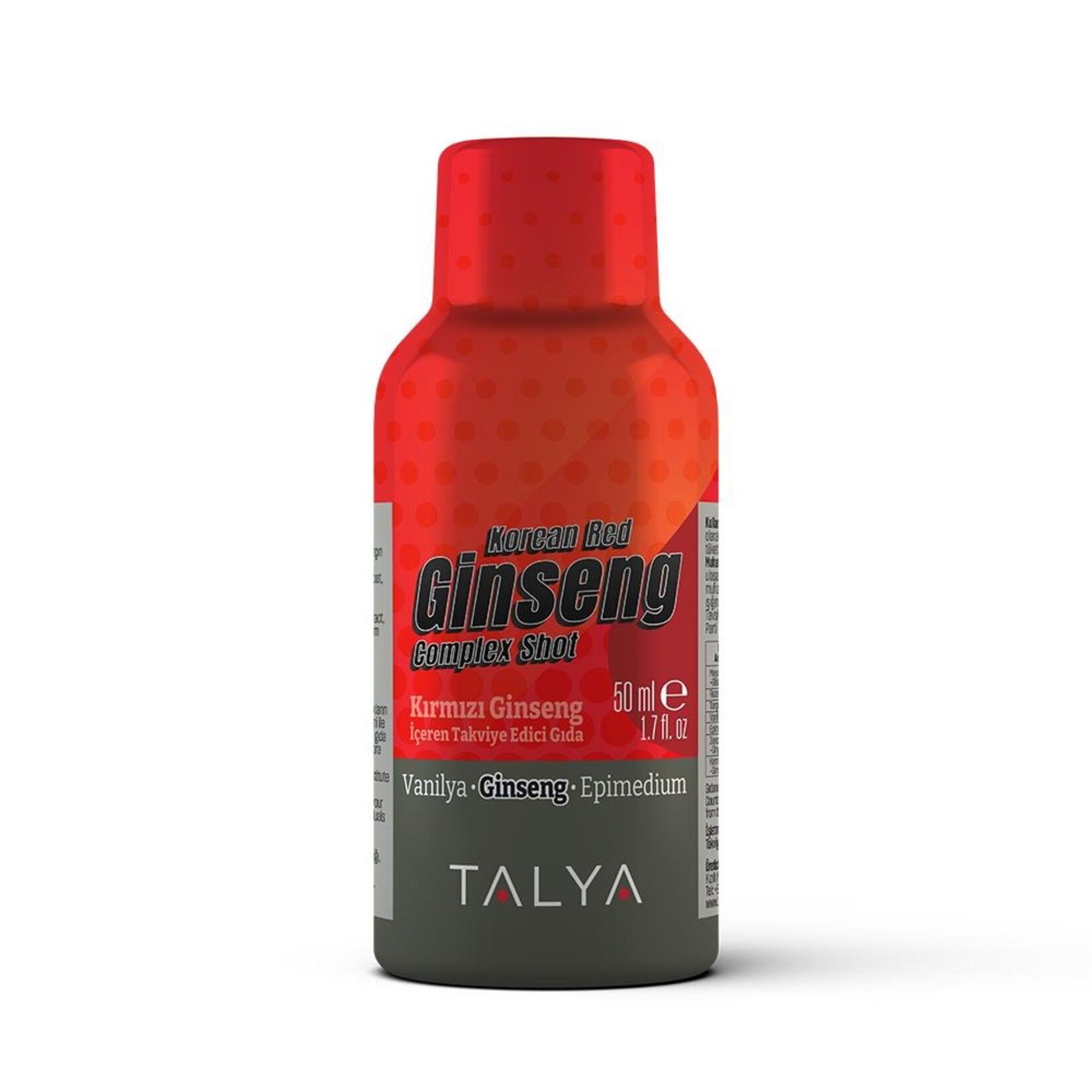 Talya Kırmızı Ginseng Korean Complex Shot 50 Ml