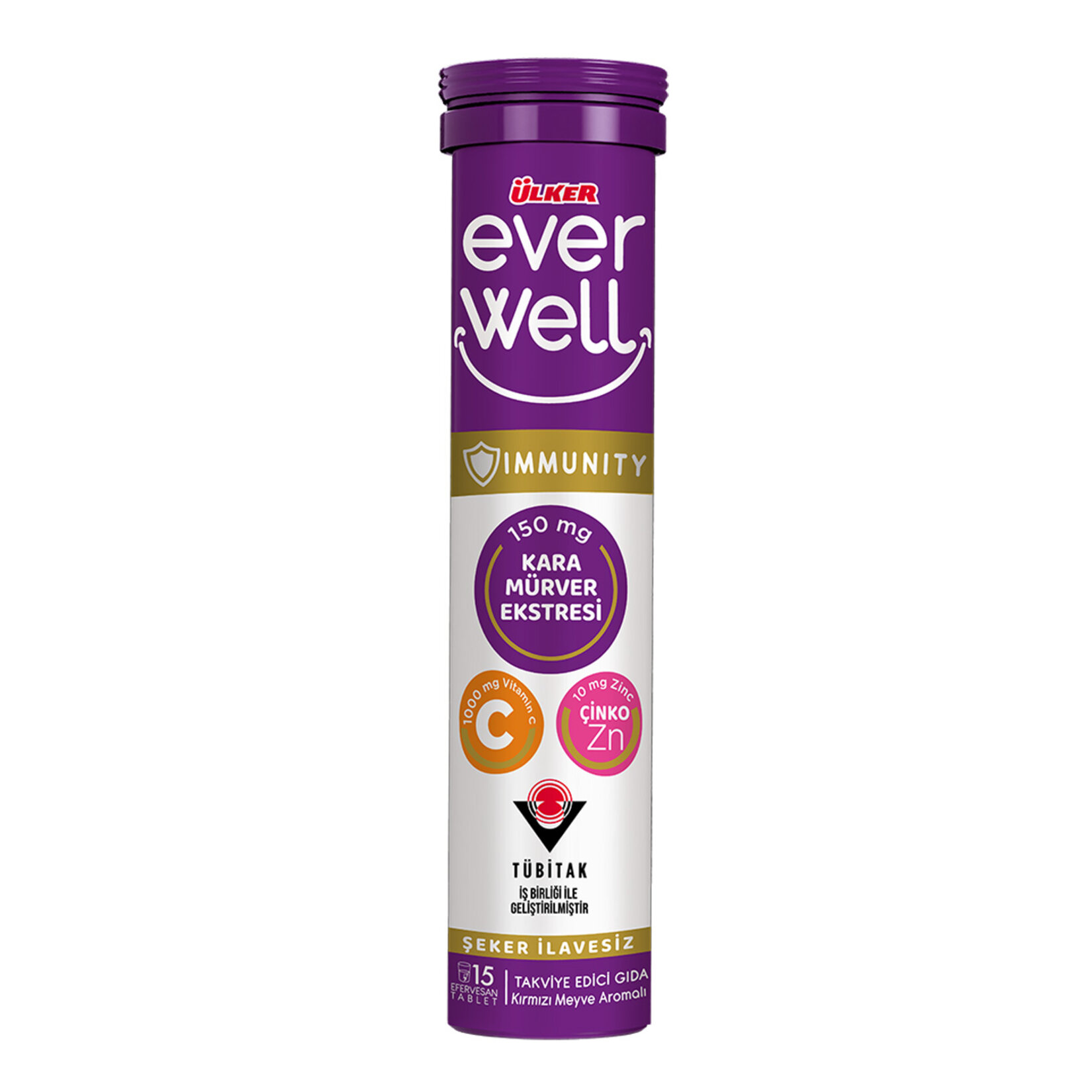 Ülker Everwell Karamürver C Vitamin Tablet 15'li 67.5 G