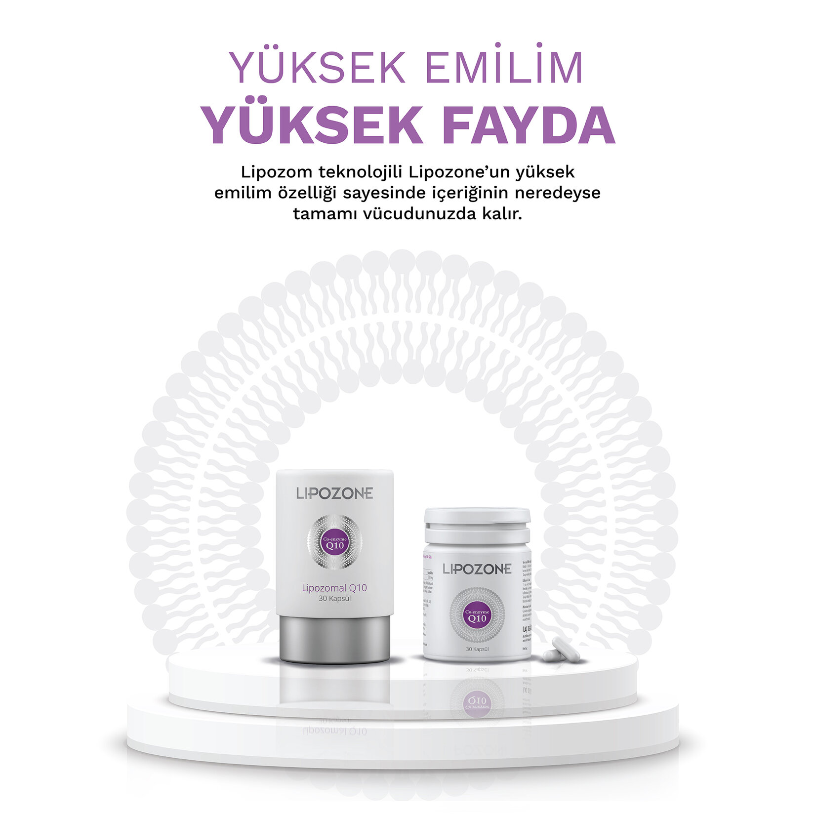 Lipozone Q10 100 Mg 30 Kapsül - Görsel 3