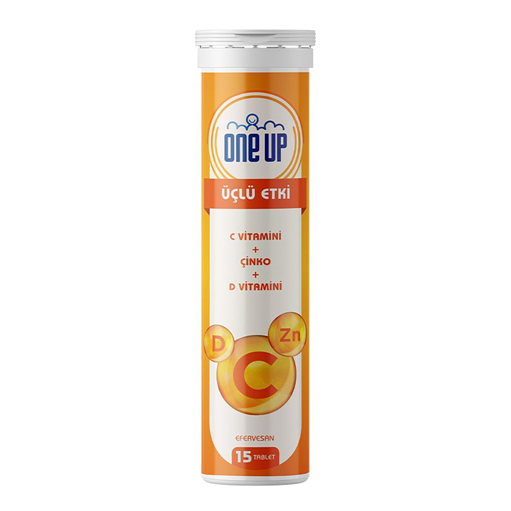 One Up Üçlü Etki C Vitamini Çinko+D Vitamini 15'li