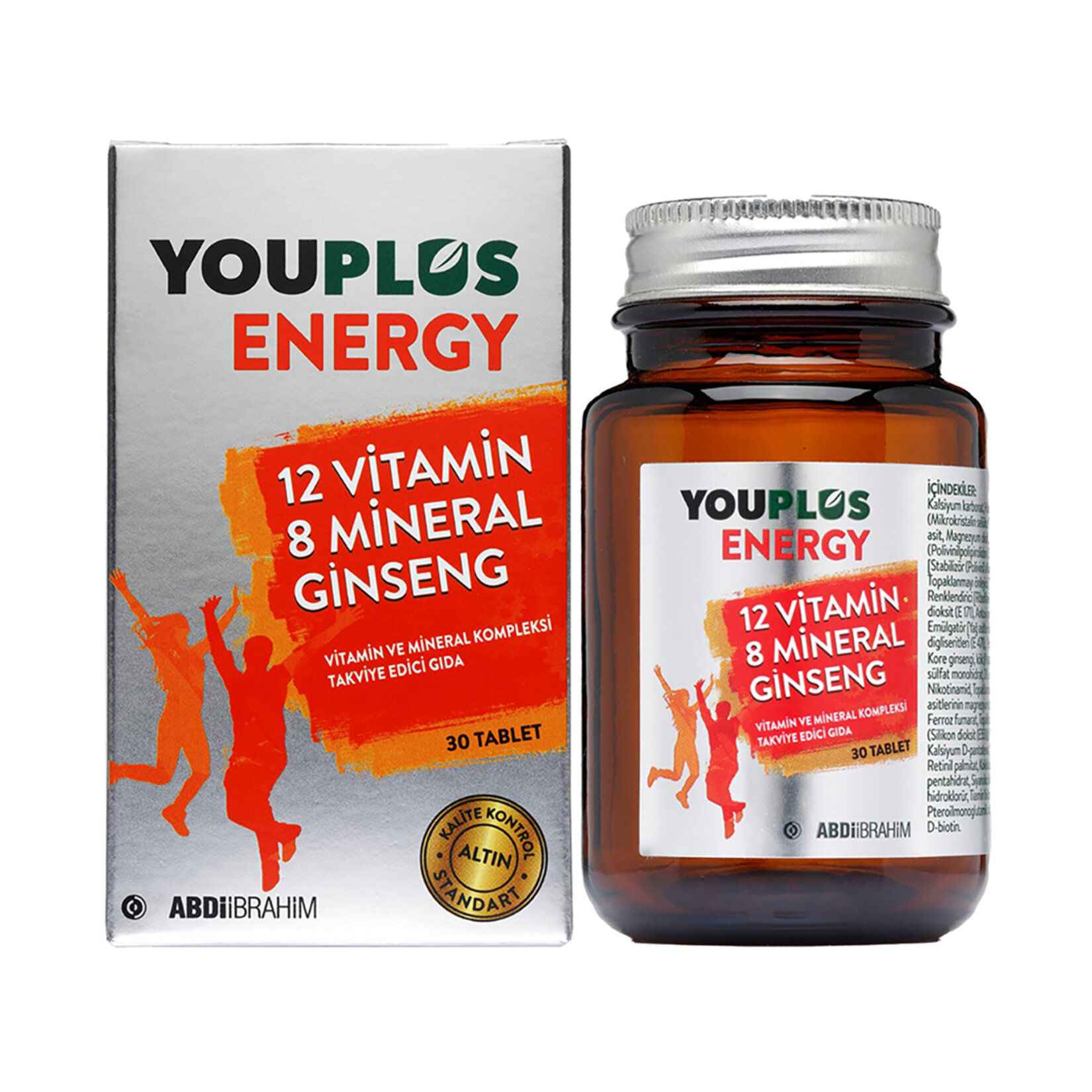 Youplus Energy Vitamin & Mineral Kompleksi 30 Tablet