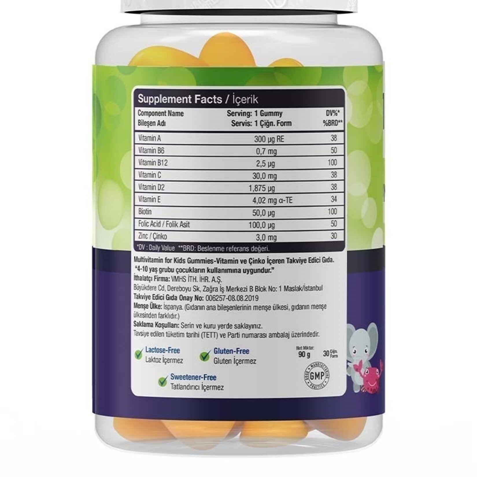 Nature's Supreme Multivitamin Kids 30 Çiğnenebilir Form Migros