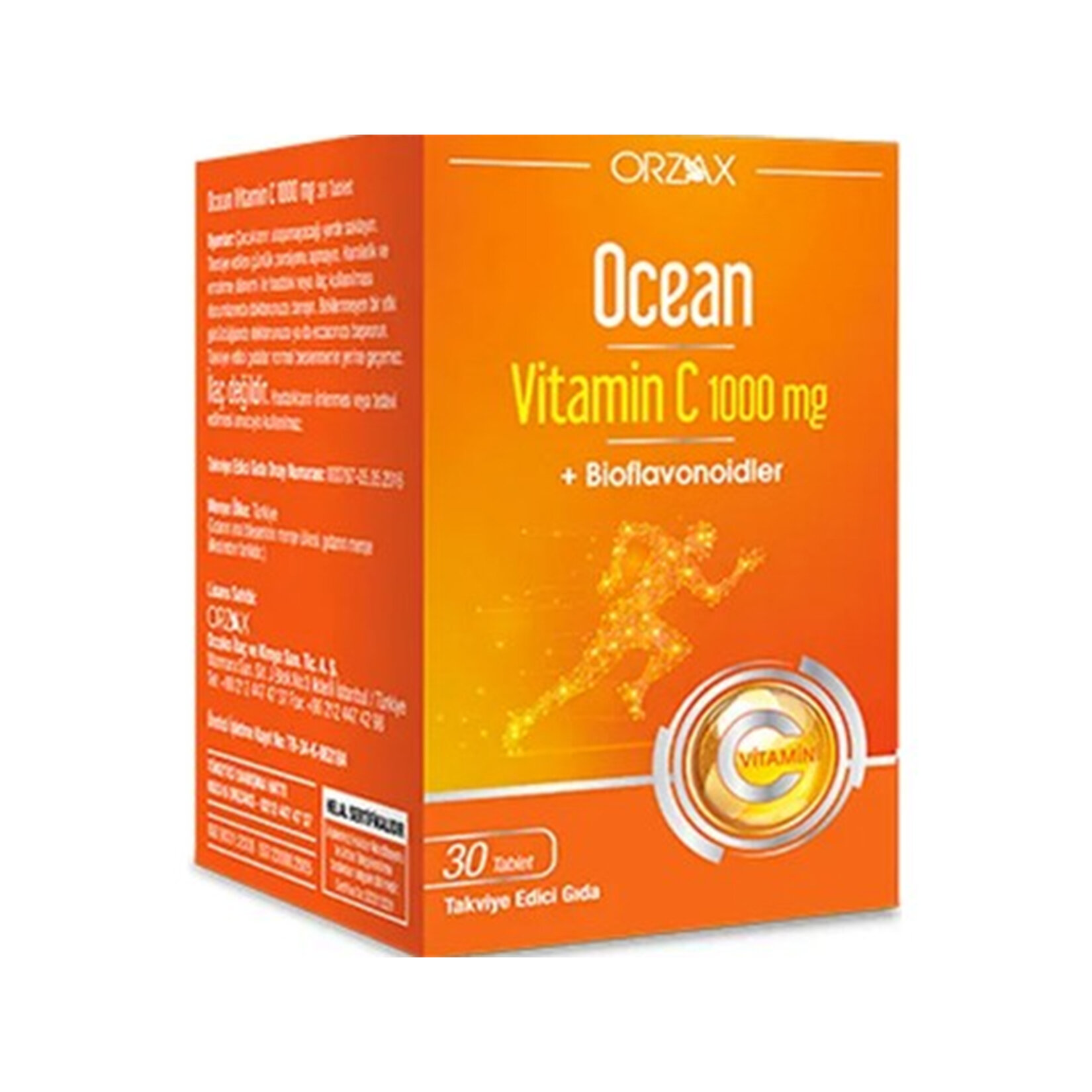 Orzax Ocean Vitamin C 1000 Mg 30 Tablet