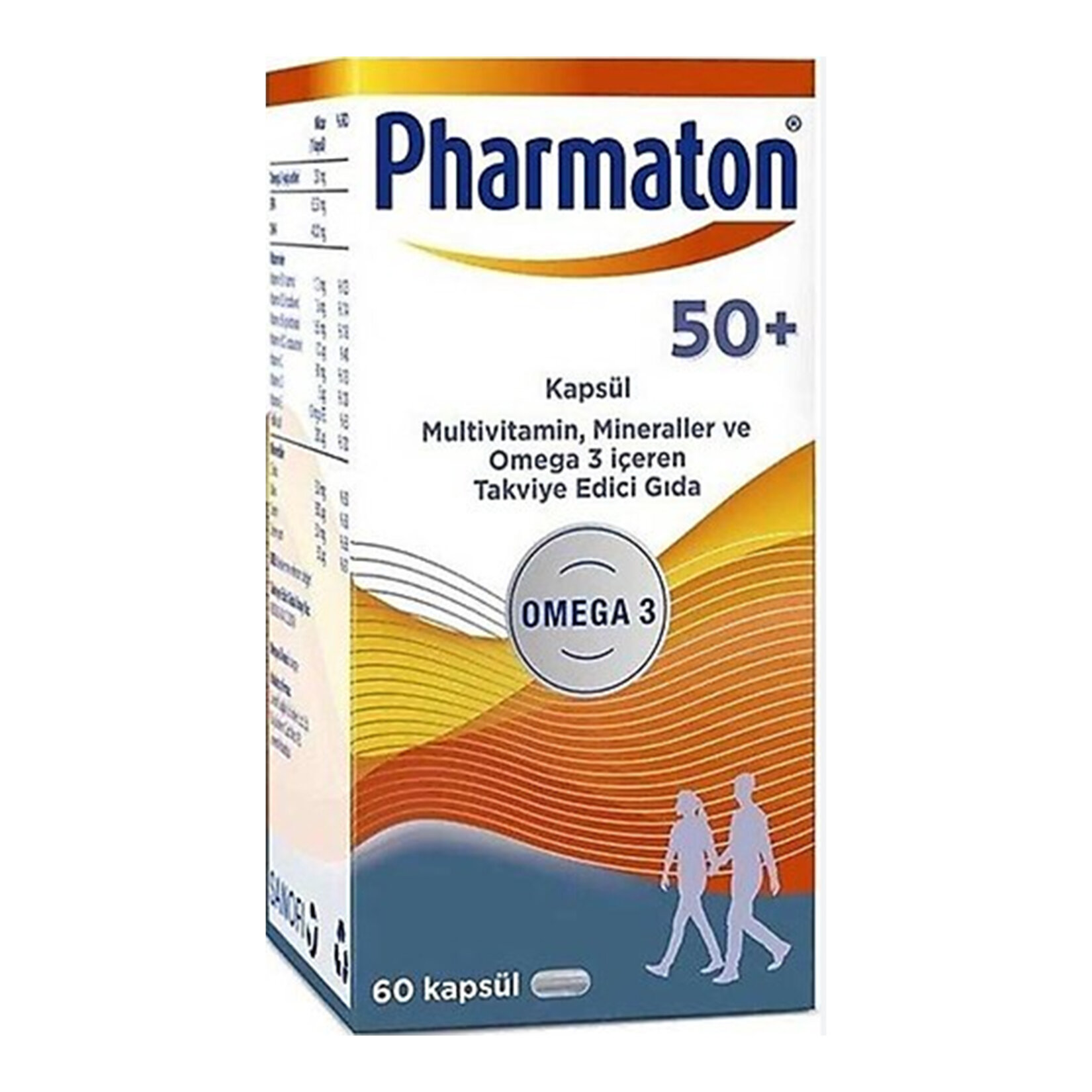 Pharmaton 50 Plus Multıvitamin Mineral 60 Kapsül