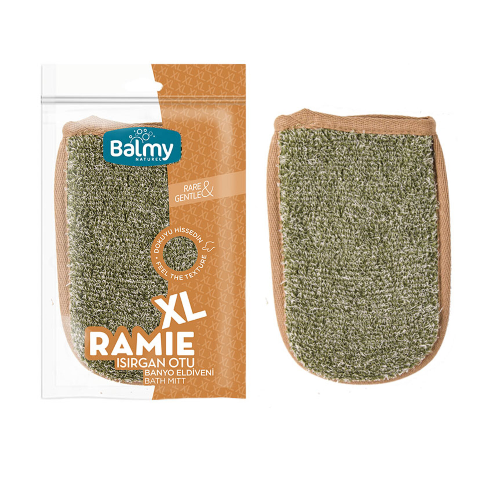 Balmy Naturel Xl Ramie Isırgan Otu Banyo Eldiveni