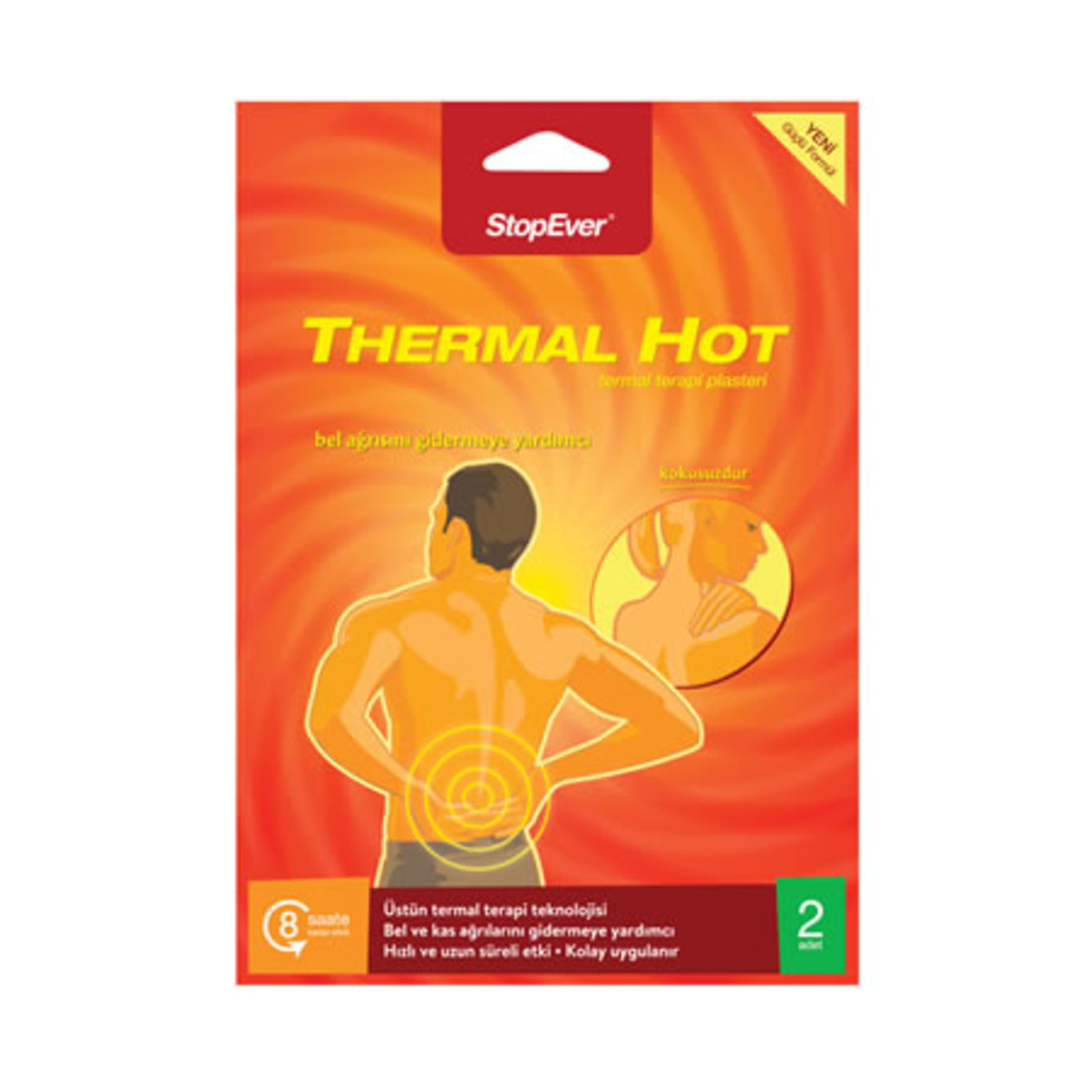 Stopever Thermal Hot Termal Terapi Plasterı 2'Li