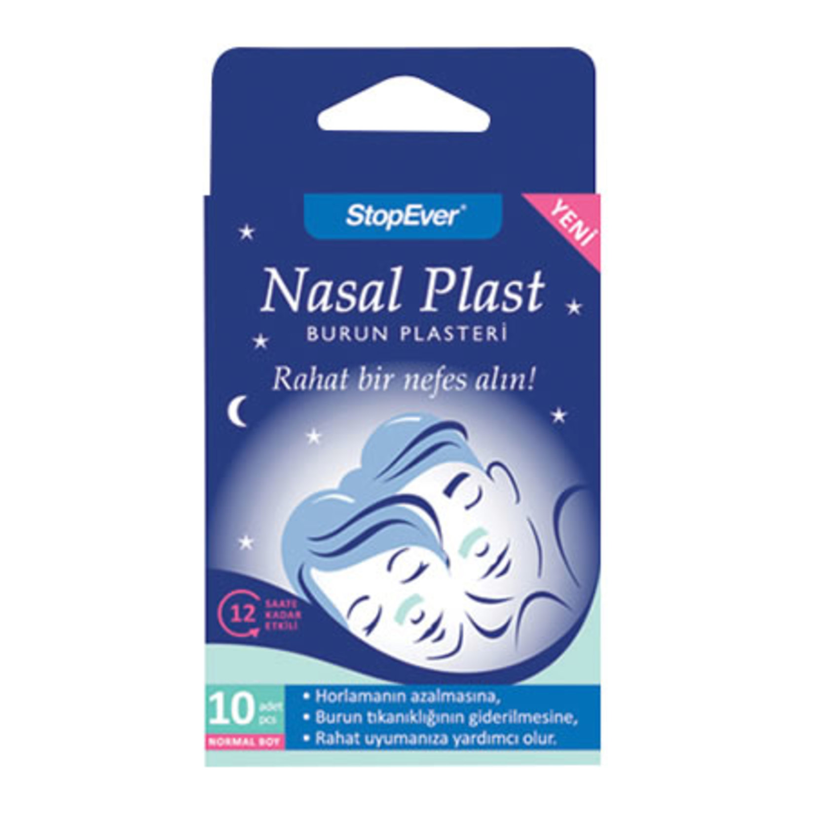 Stopever Nasal Plast Normal Boy 10'lu