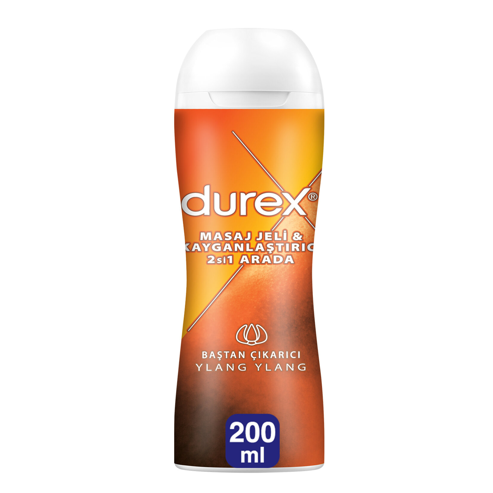 Durex Ylang Ylang 2si 1 Arada Kayganlaştırıcı & Masaj Jeli 200ml - Görsel 1