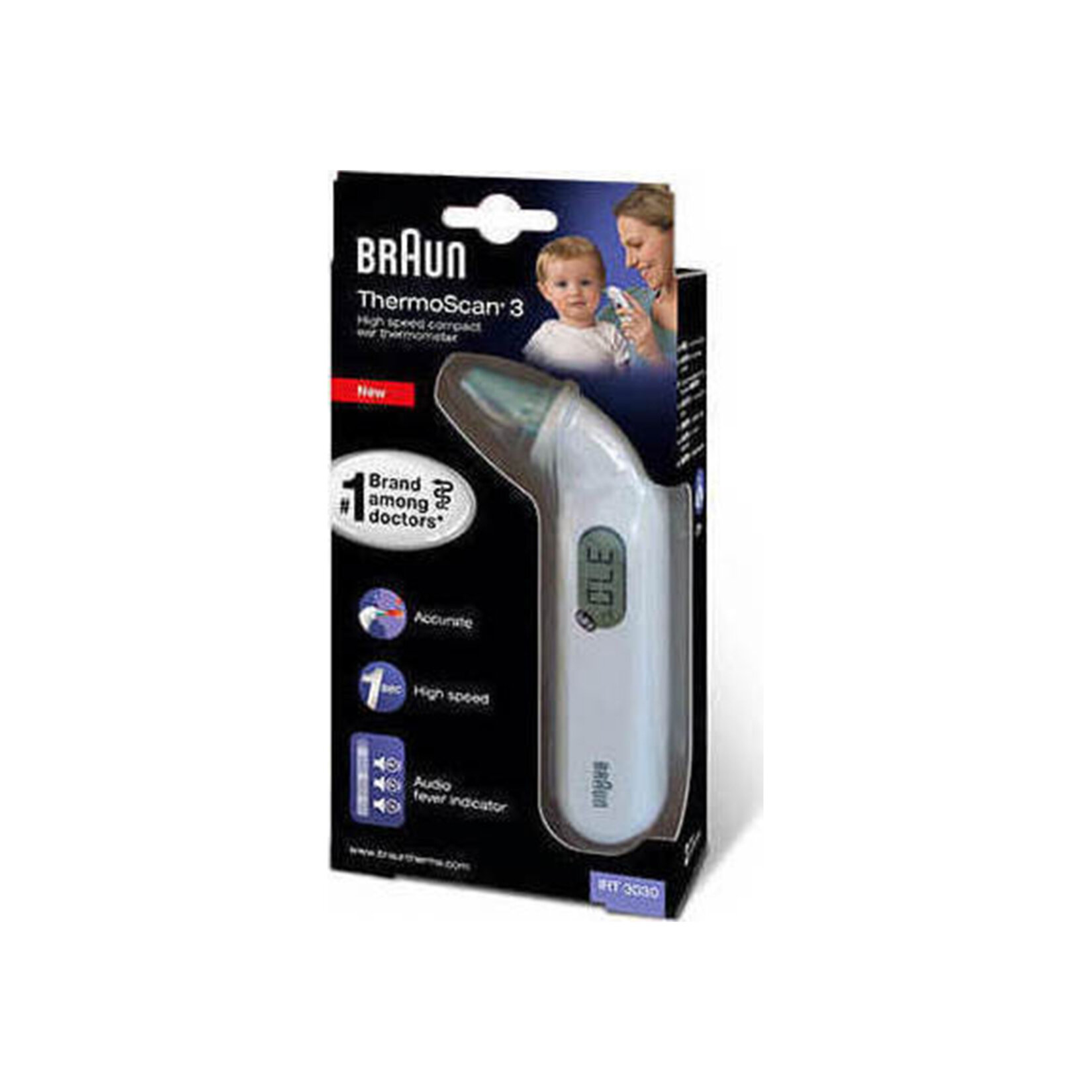 Braun Irt 3030 Kulaktan Ateş Ölçer - Görsel 1