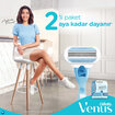 Gillette Venus Smooth Kadın Tıraş Bıçağı 2 Adet - Görsel 3