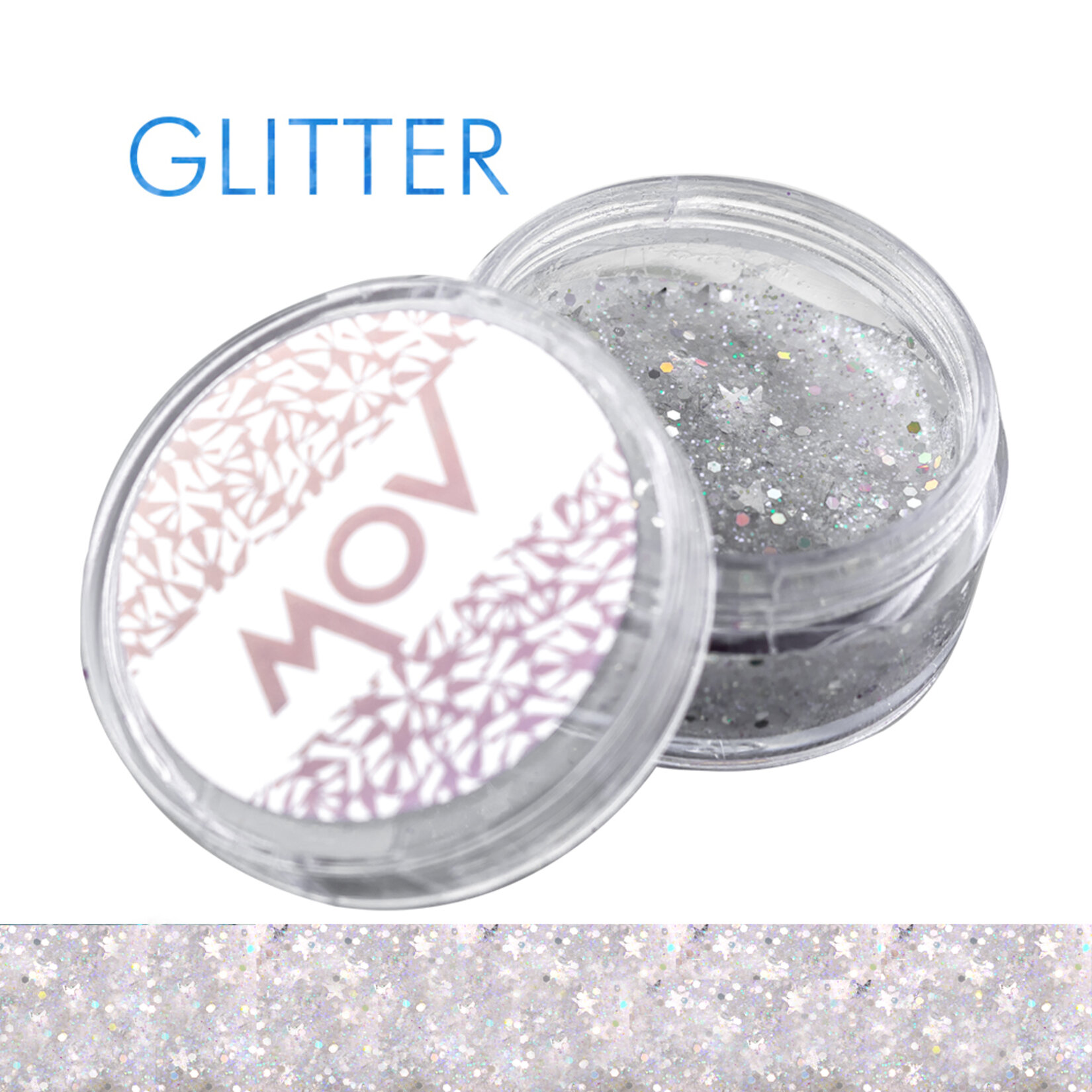 Mov Glitter Jel Face Makeup & Body & Hair No:4 Gri - Görsel 2