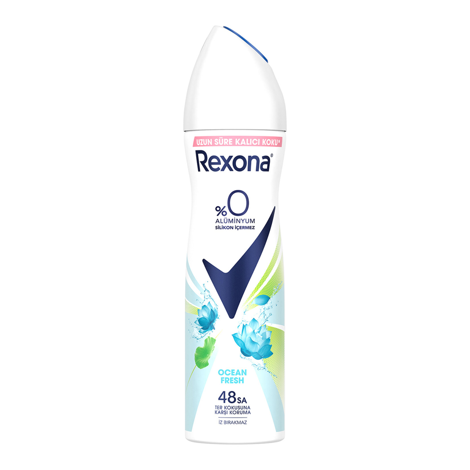 Rexona Kadın Sprey Deodorant Ocean Fresh %0 Alüminyum 48 Saat Koruma 150 ml - Görsel 1