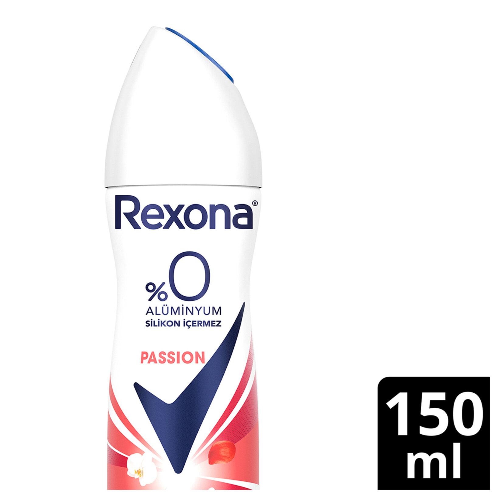 Rexona Kadın Sprey Deodorant Passion %0 Alüminyum 48 Saat Koruma 150 ml - Görsel 2