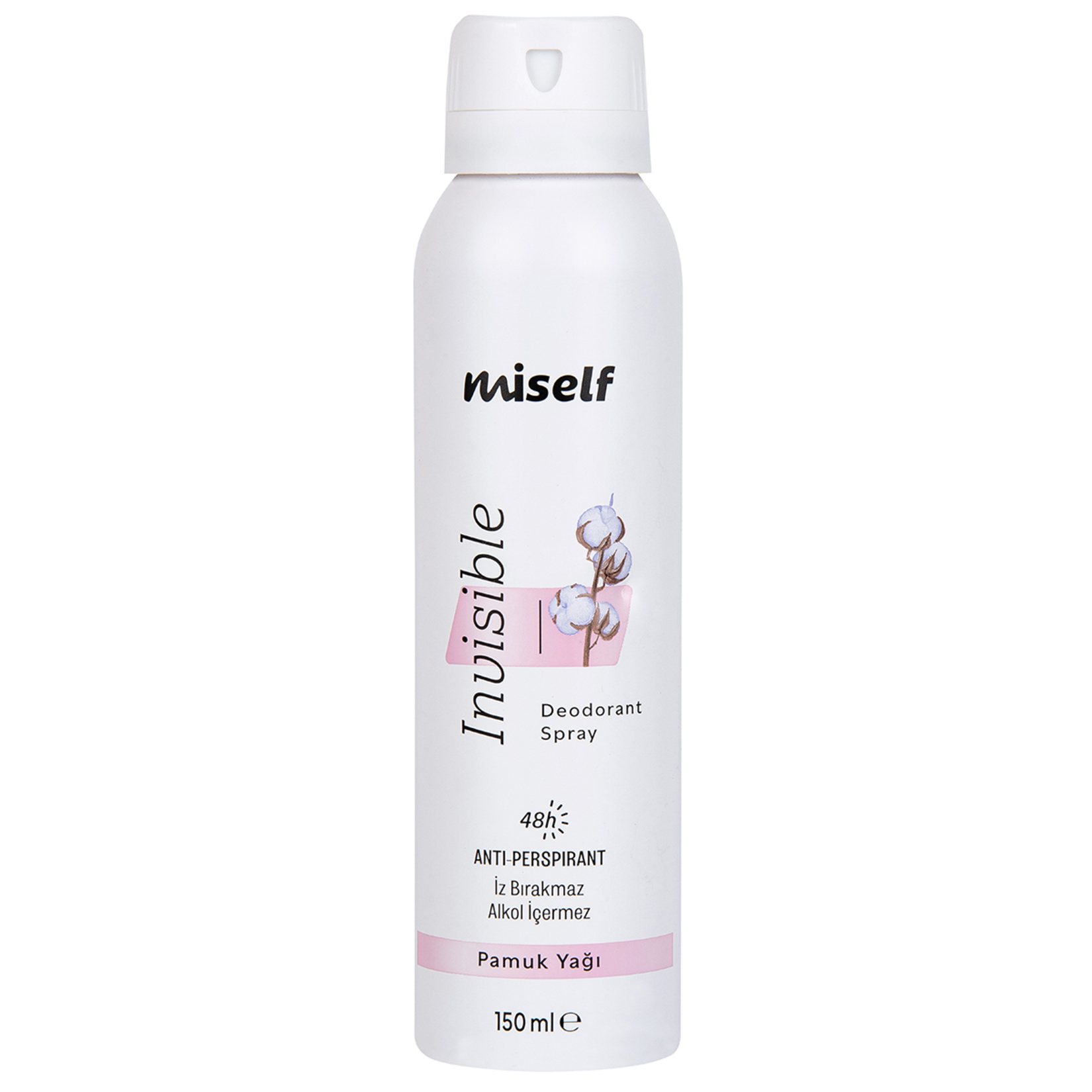 Miself Antiperspirant Deodorant Invisible 150 Ml