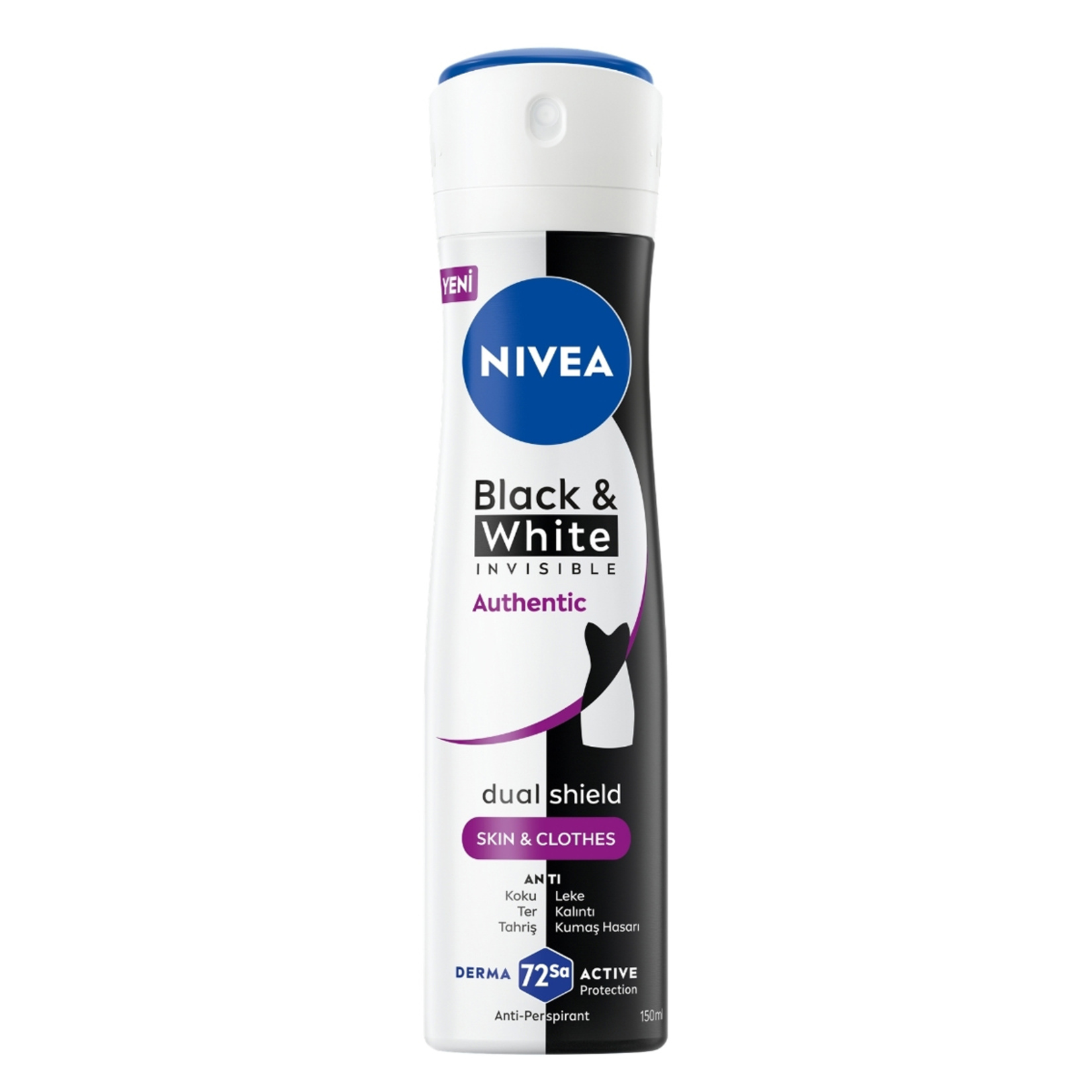 Nivea Kadın Sprey Deodorant Black & White 150 Ml