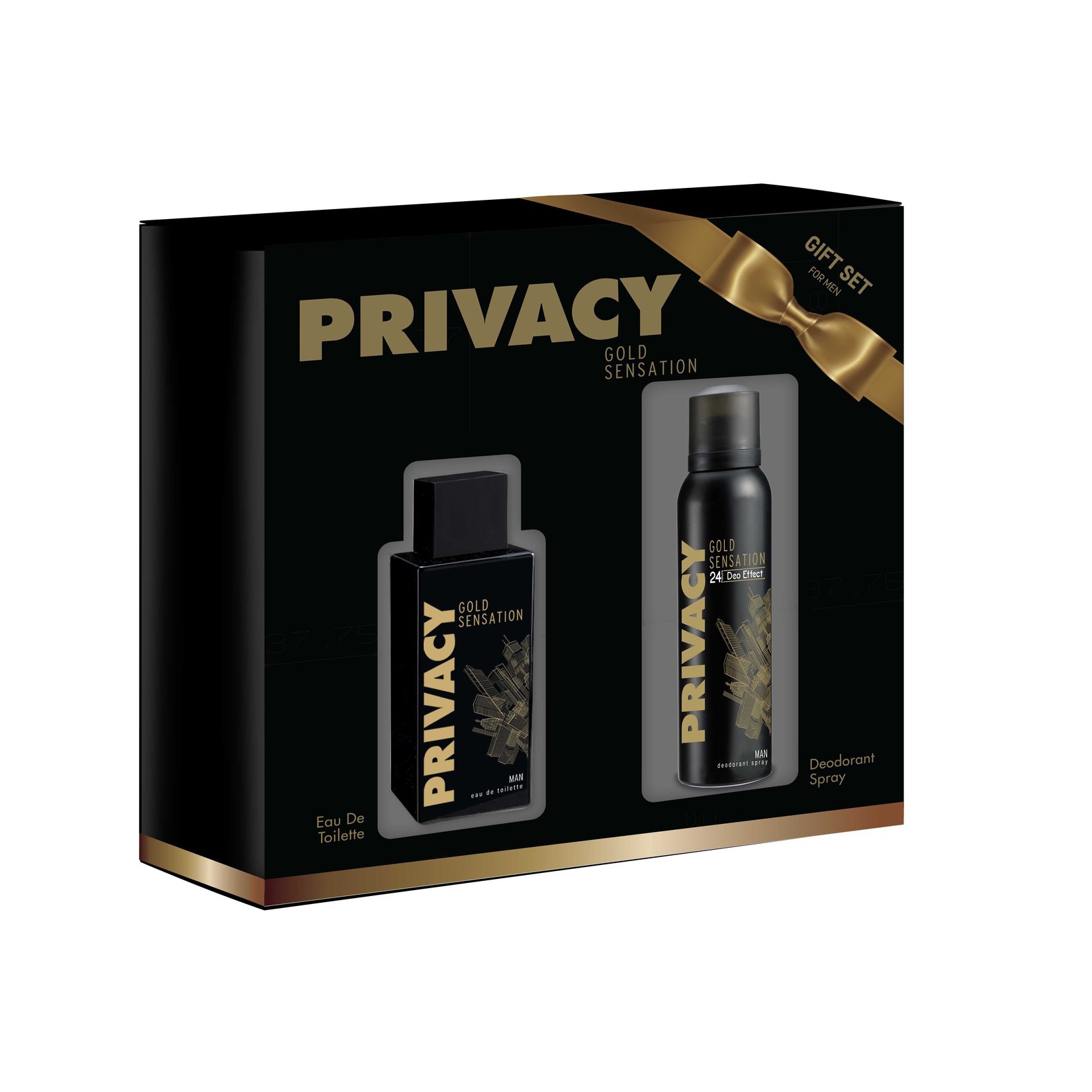 Privacy Gold Edt + Deo Karton Kofre Men