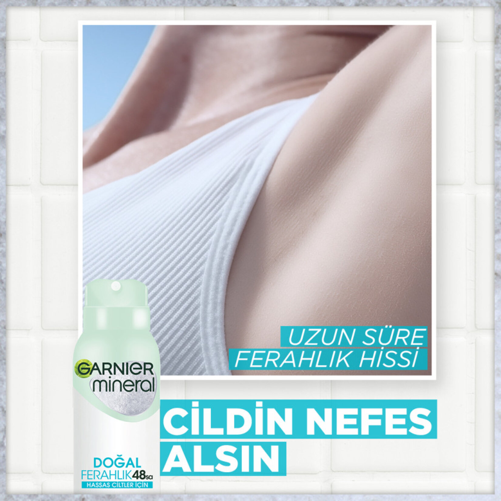 Garnier Mineral Doğal Ferahlık Sprey Deodorant - Görsel 3