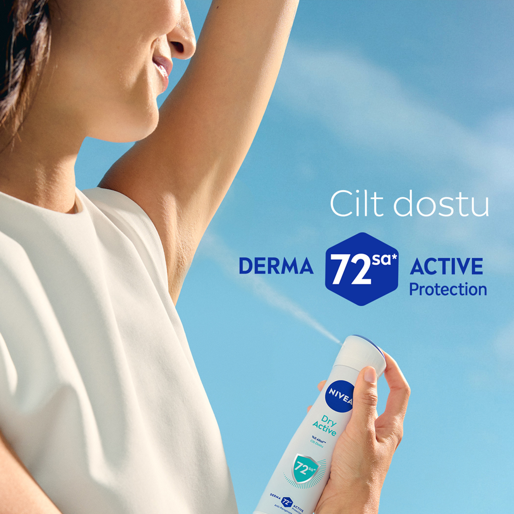 NIVEA Kadın Sprey Deodorant Dry Fresh 48 Saat Anti-Perspirant Koruma 150ml - Görsel 4