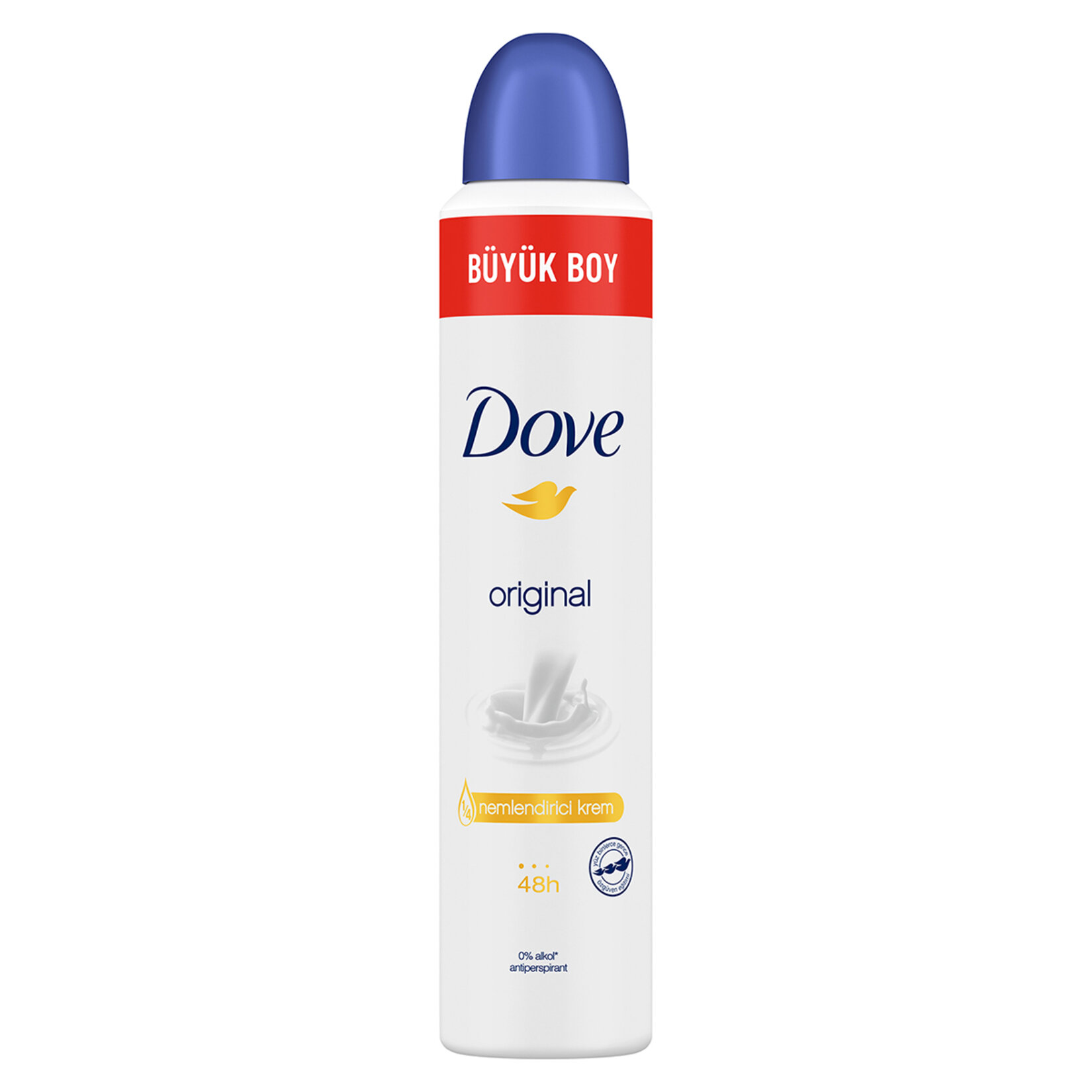 Dove Kadın Sprey Deodorant Original Büyük Boy 200 ml - Görsel 1