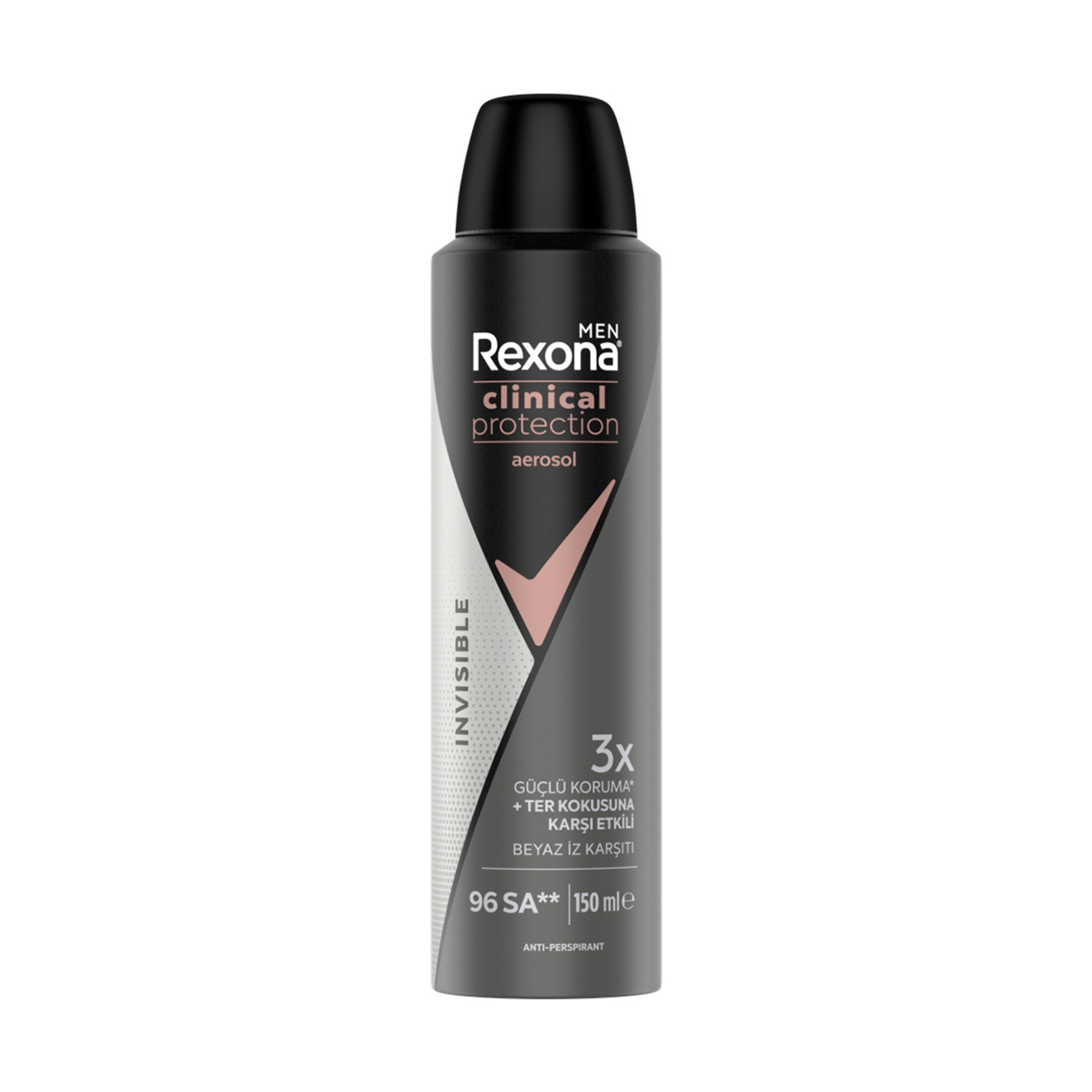 Rexona Men Clinical Protection Invisible Spray Deodorant 150 Ml - Görsel 1