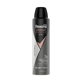 Rexona Men Clinical Protection Invisible Spray Deodorant 150 Ml